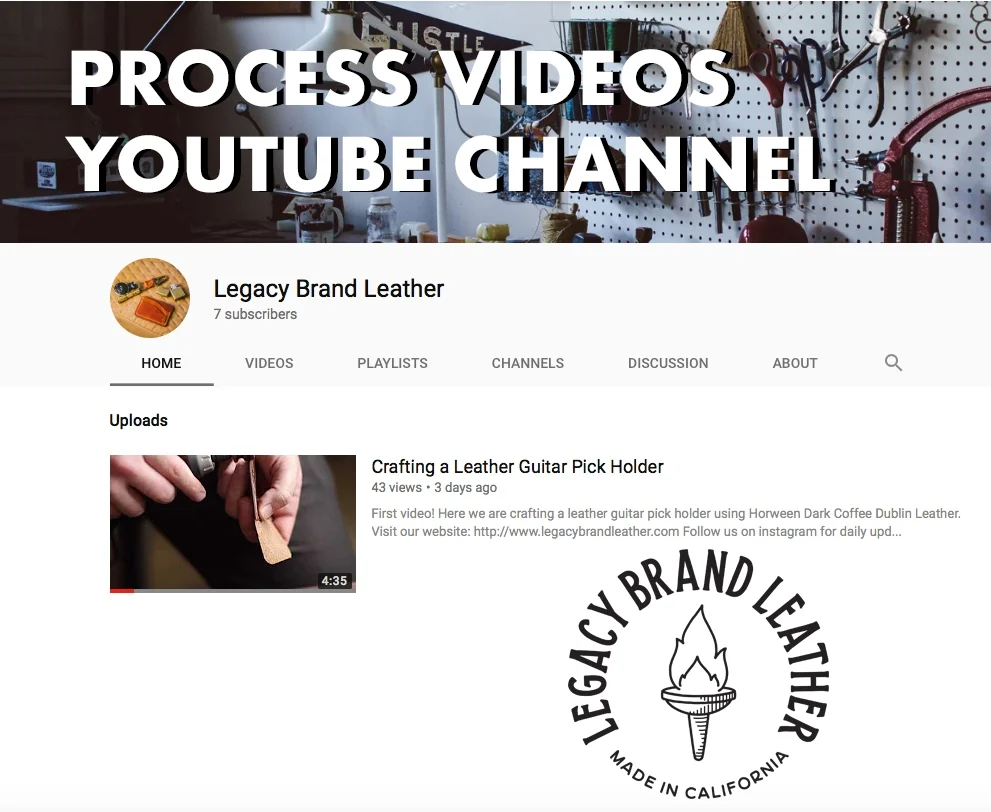 Process Videos - YouTube Channel