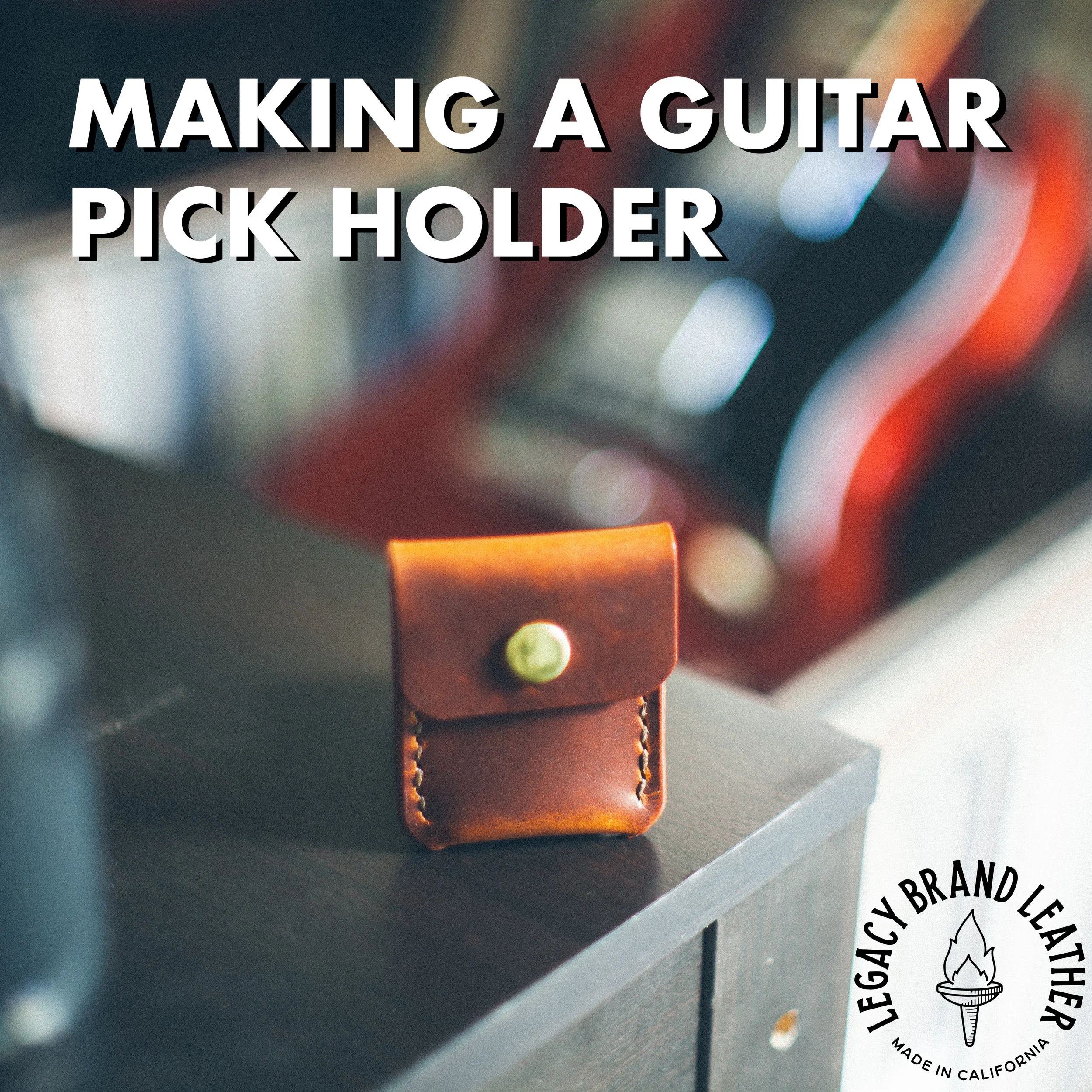 Making a Guitar Pick Holder - YouTube
