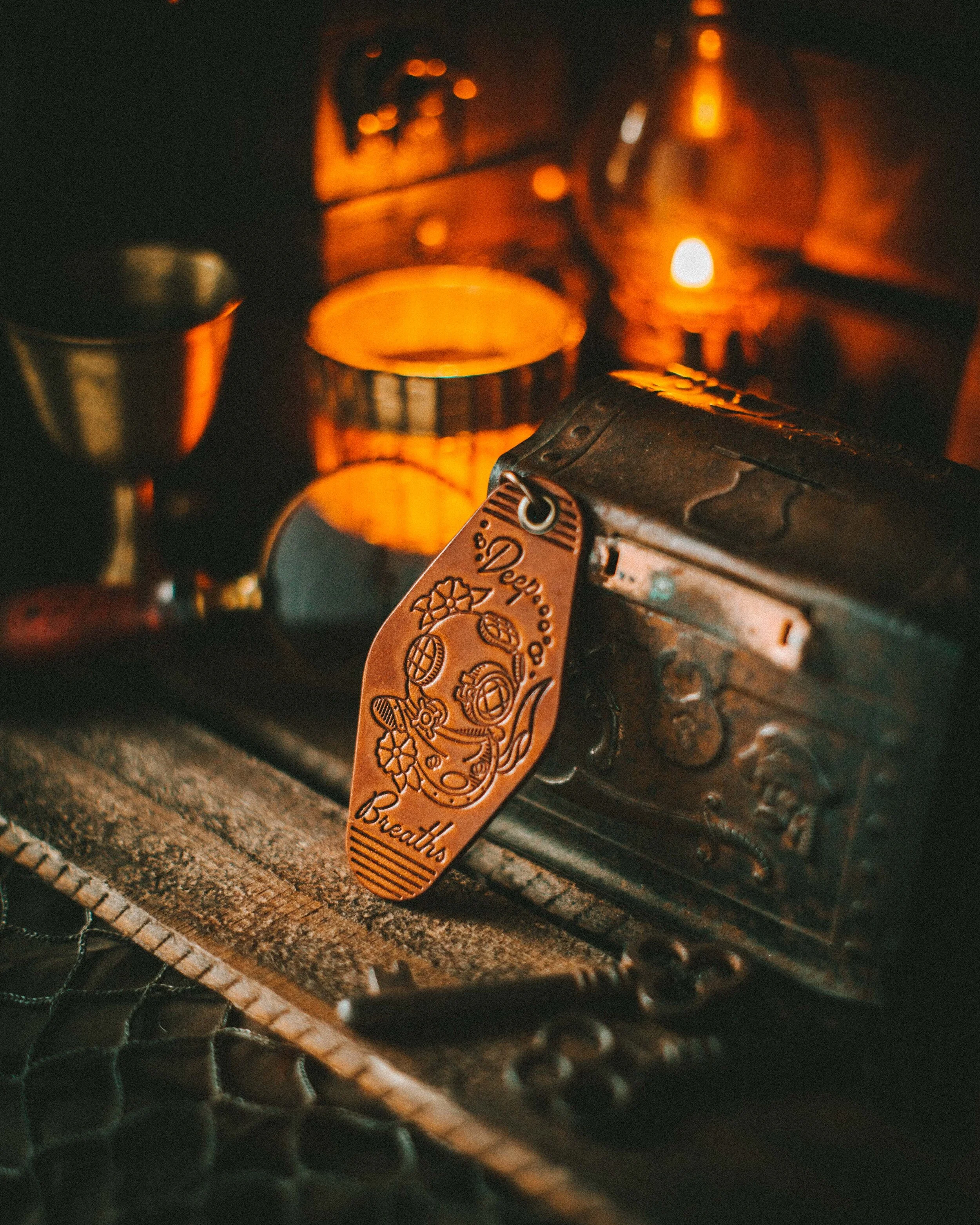 "Deep Breaths" - Motel Key Fob