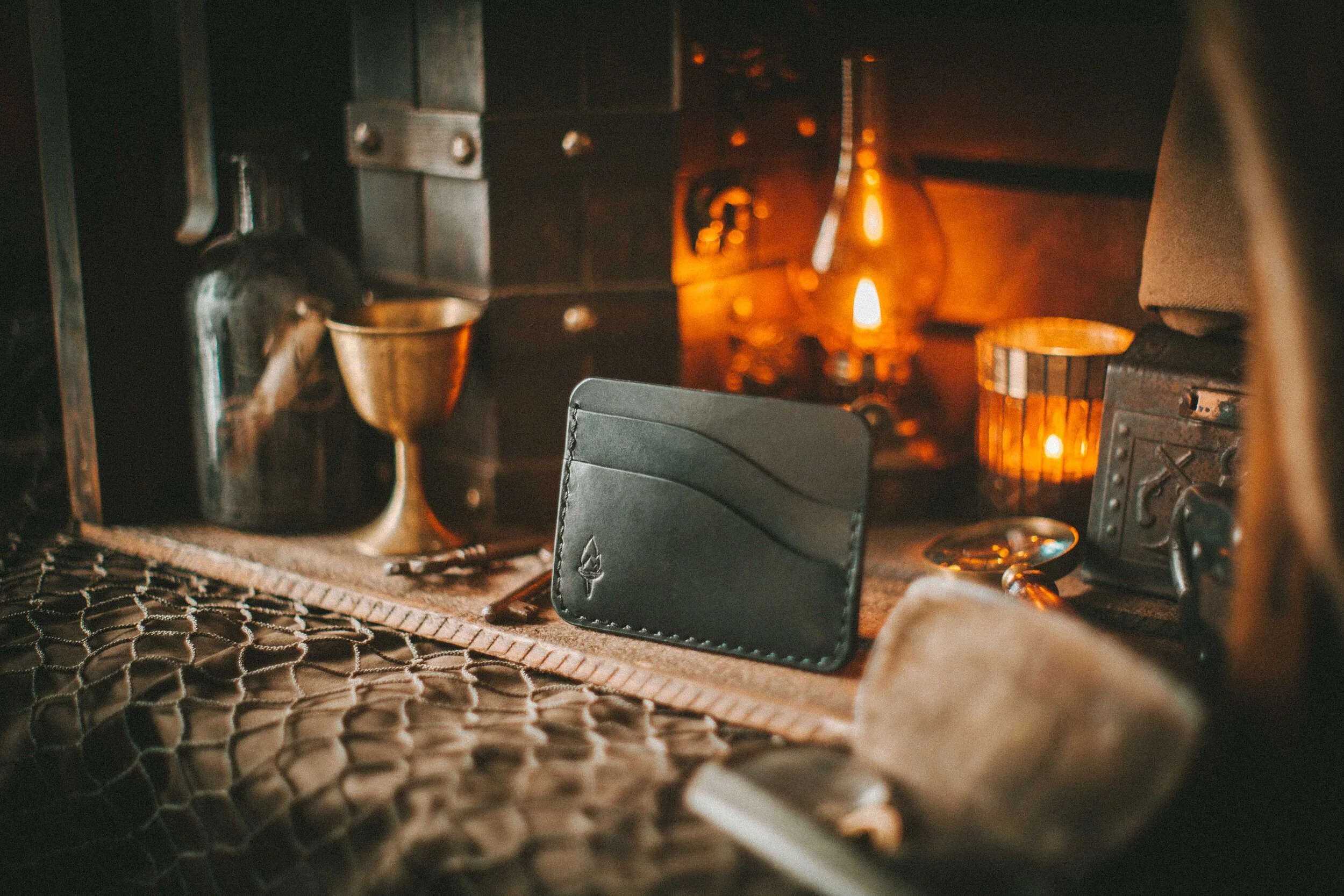 Seafarer Card Holder - Black Harness