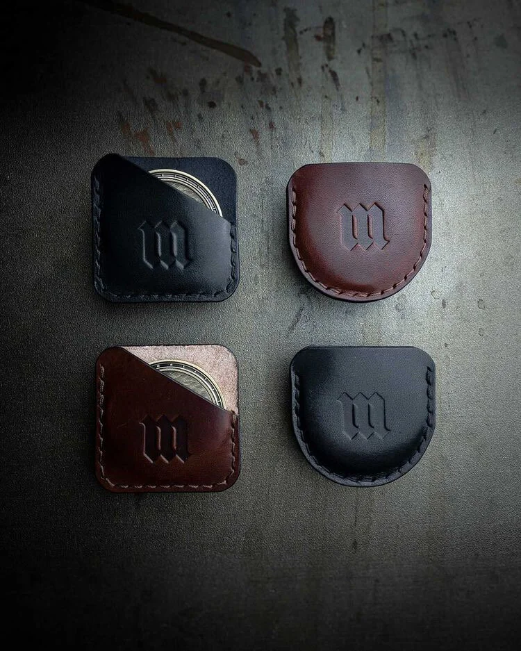 "The Admiral" Leather Coin Slip