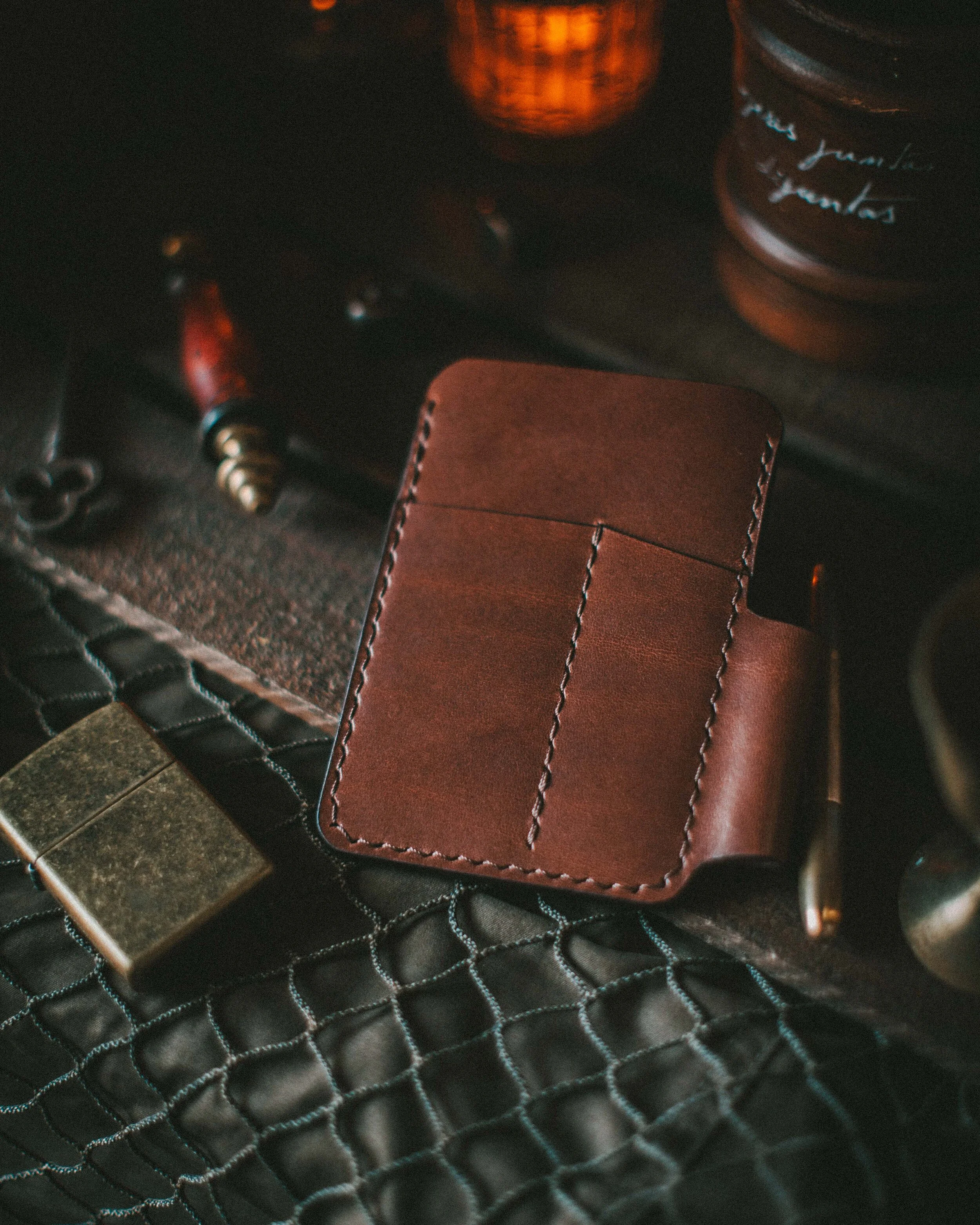 EDC Pocket Organizer - Medium Brown Harness
