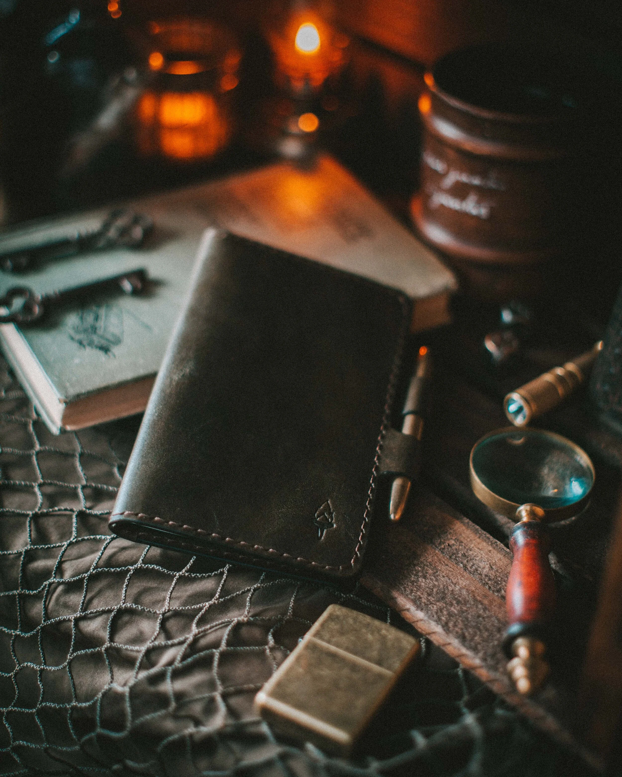 Wordsmith Notebook in Olive Green