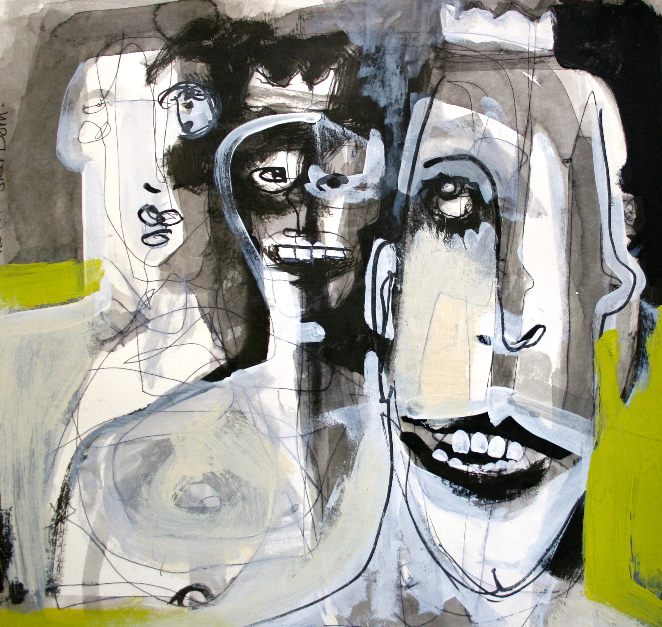  ink , latex, on paper / 15x15 / 