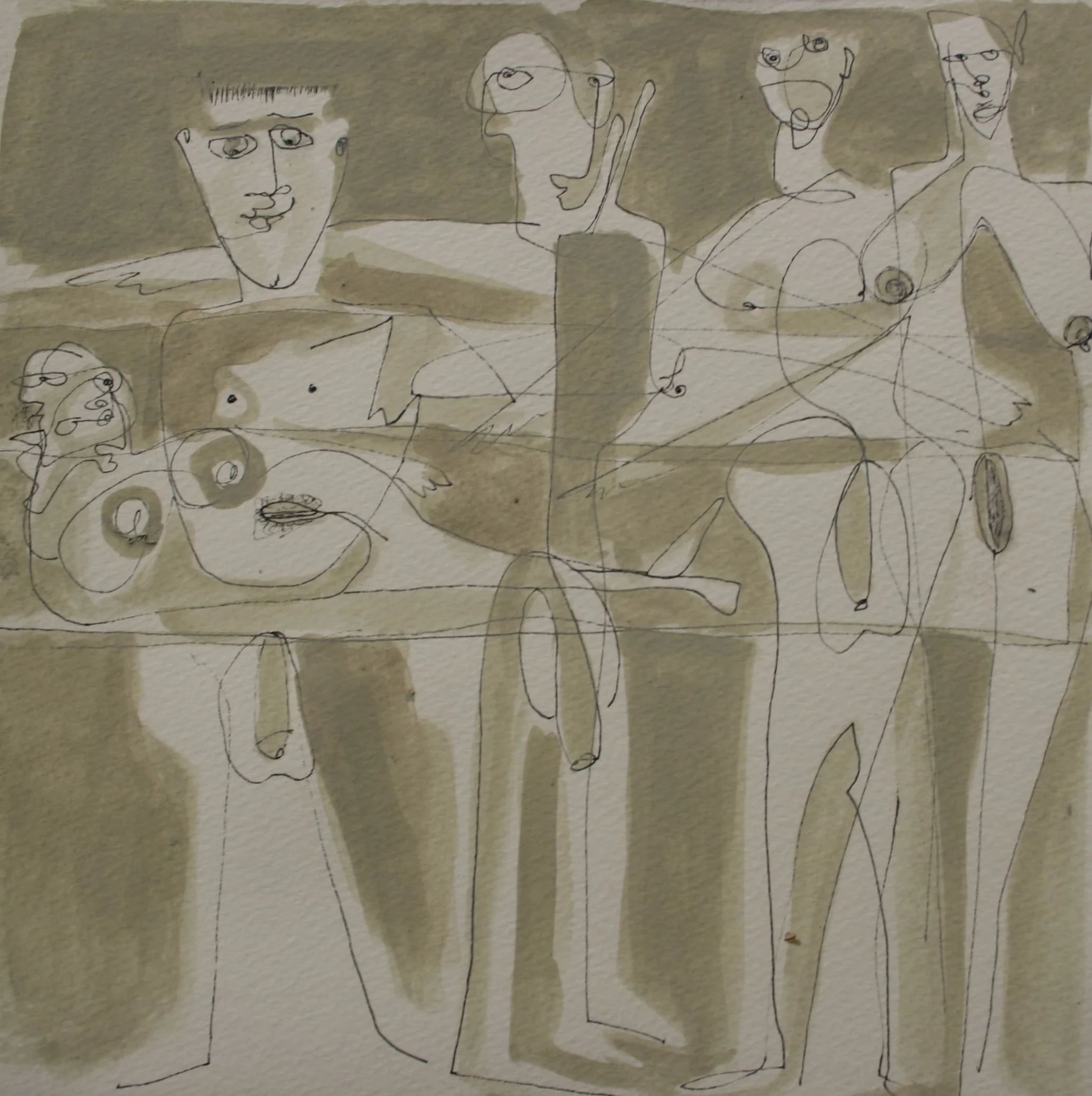  ink ,latex , on paper/ 15x15 / 