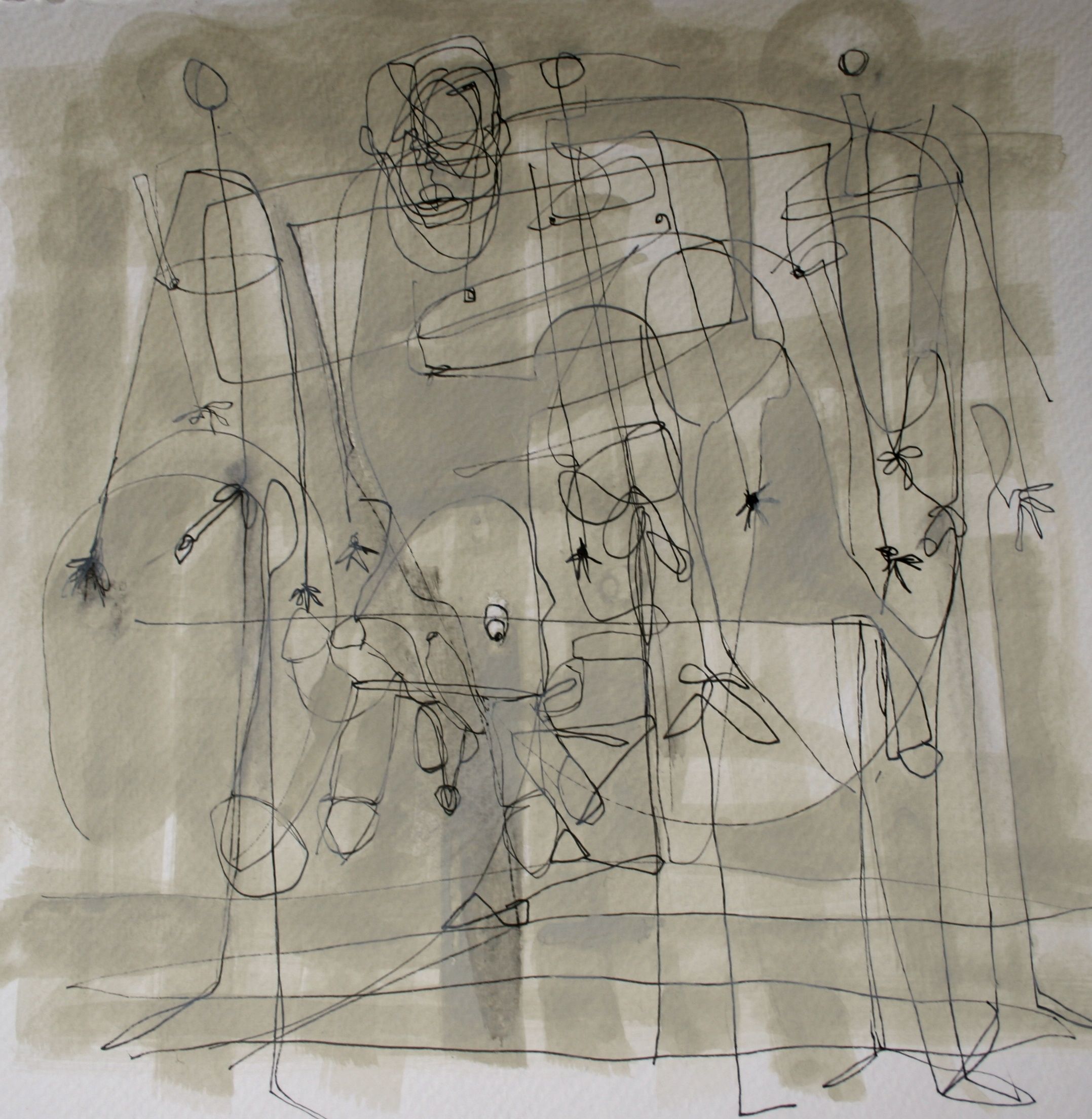  ink on paper / 15x15 / 