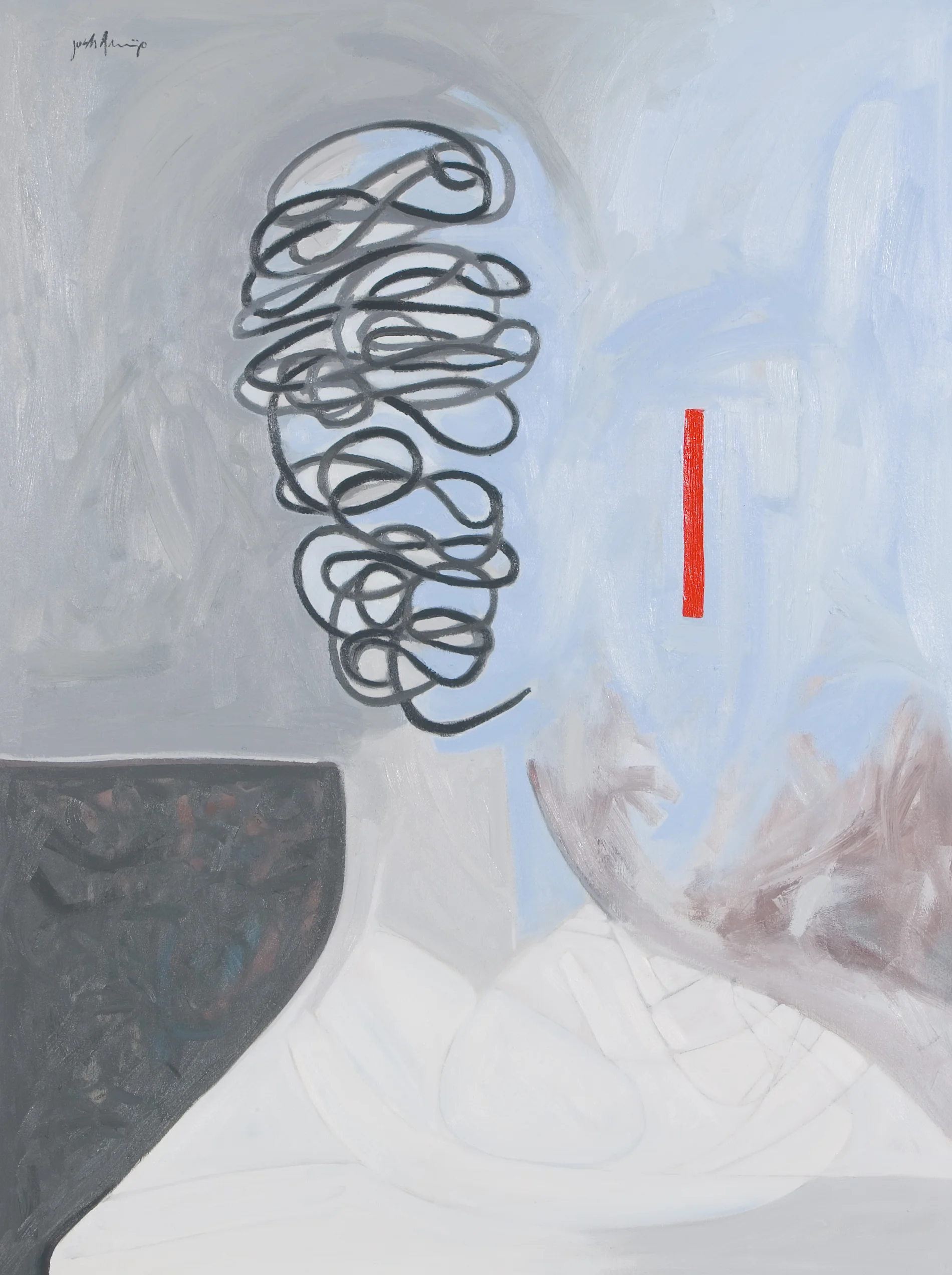 "Chaos Inside" oil on canvas 48x36