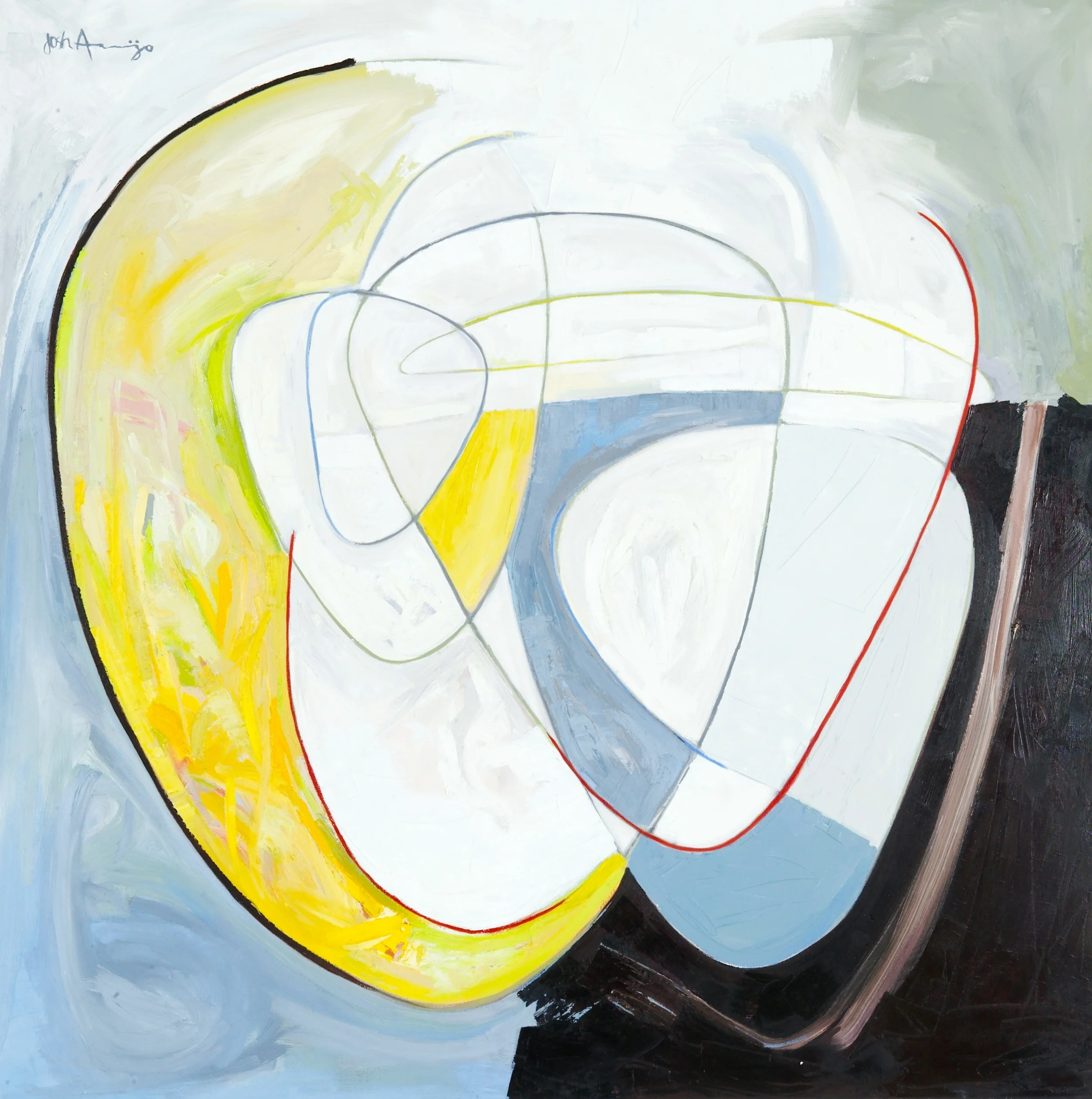 "Buddha ll" oil on canvas 54x54