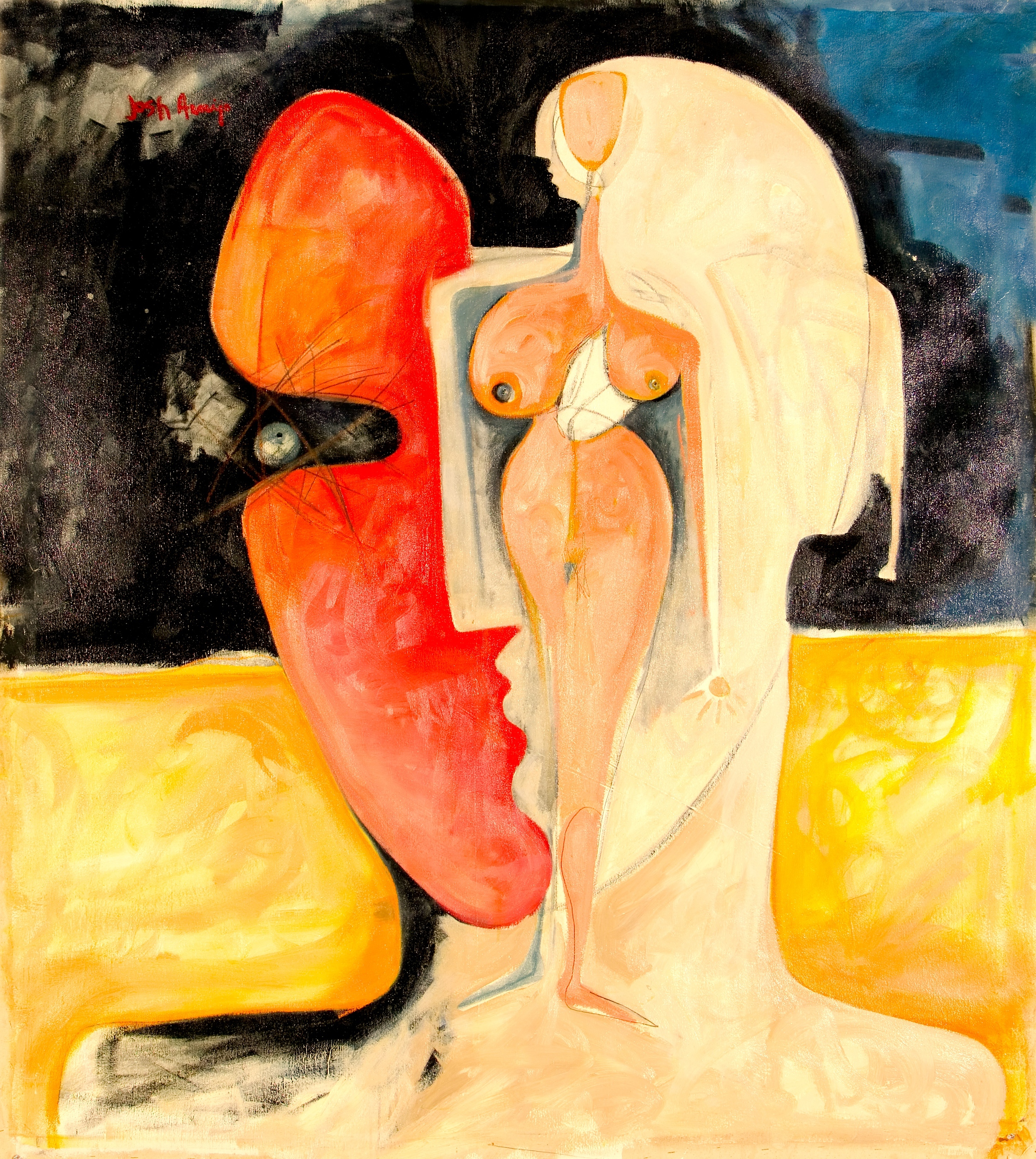 "Emerging Self" oil on canvas 48x38