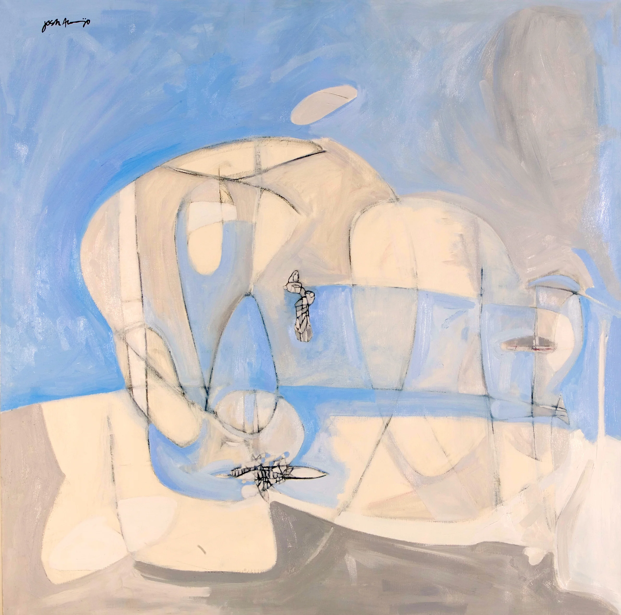 "Land of silence" 54x54