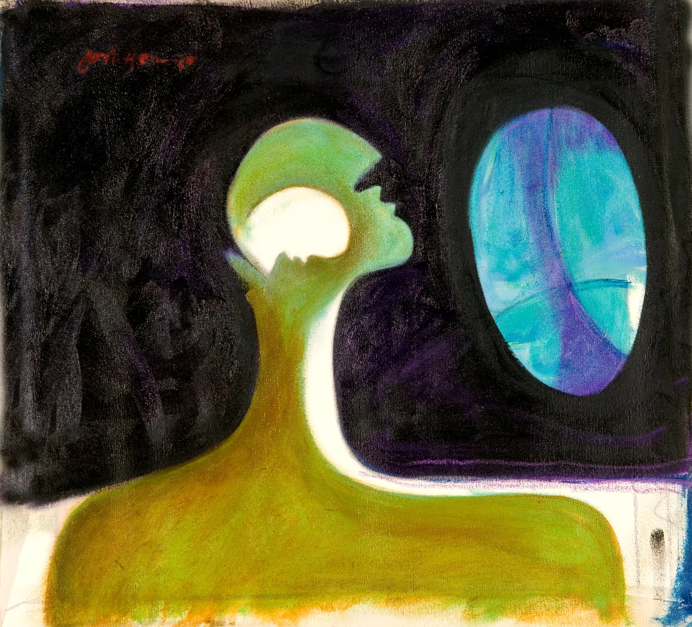 "La Luna" oil on canvas 20x24