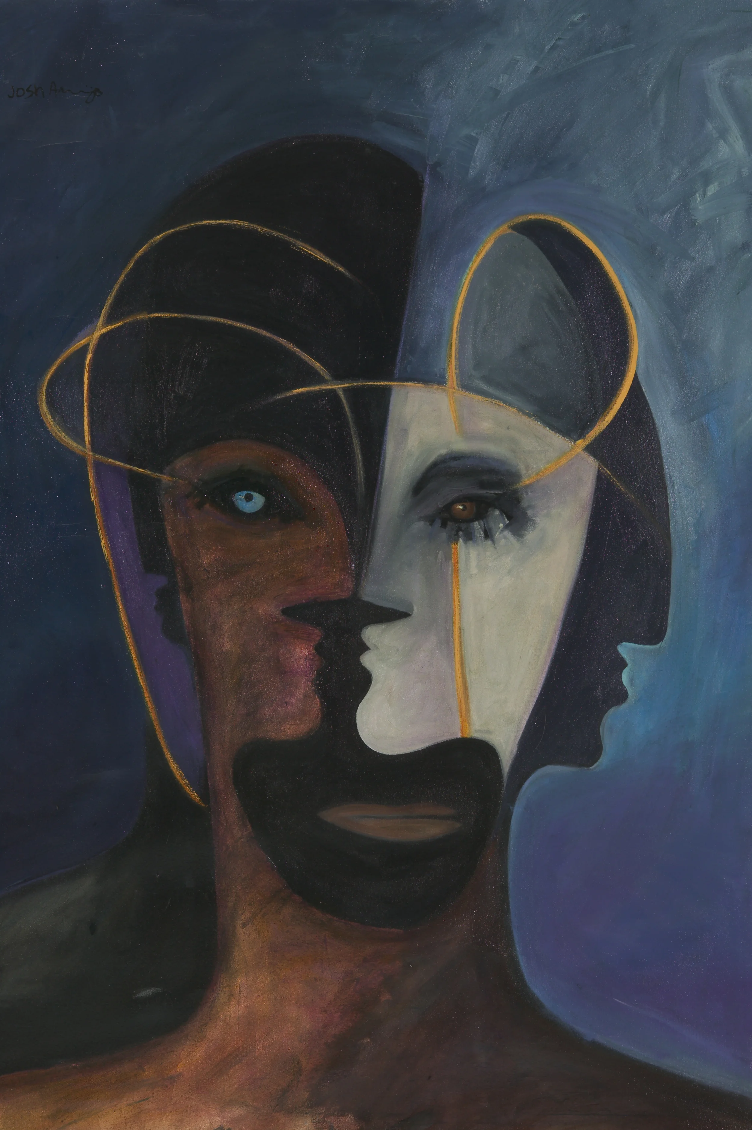 "Inner Wolf " oil on canvas 48x36