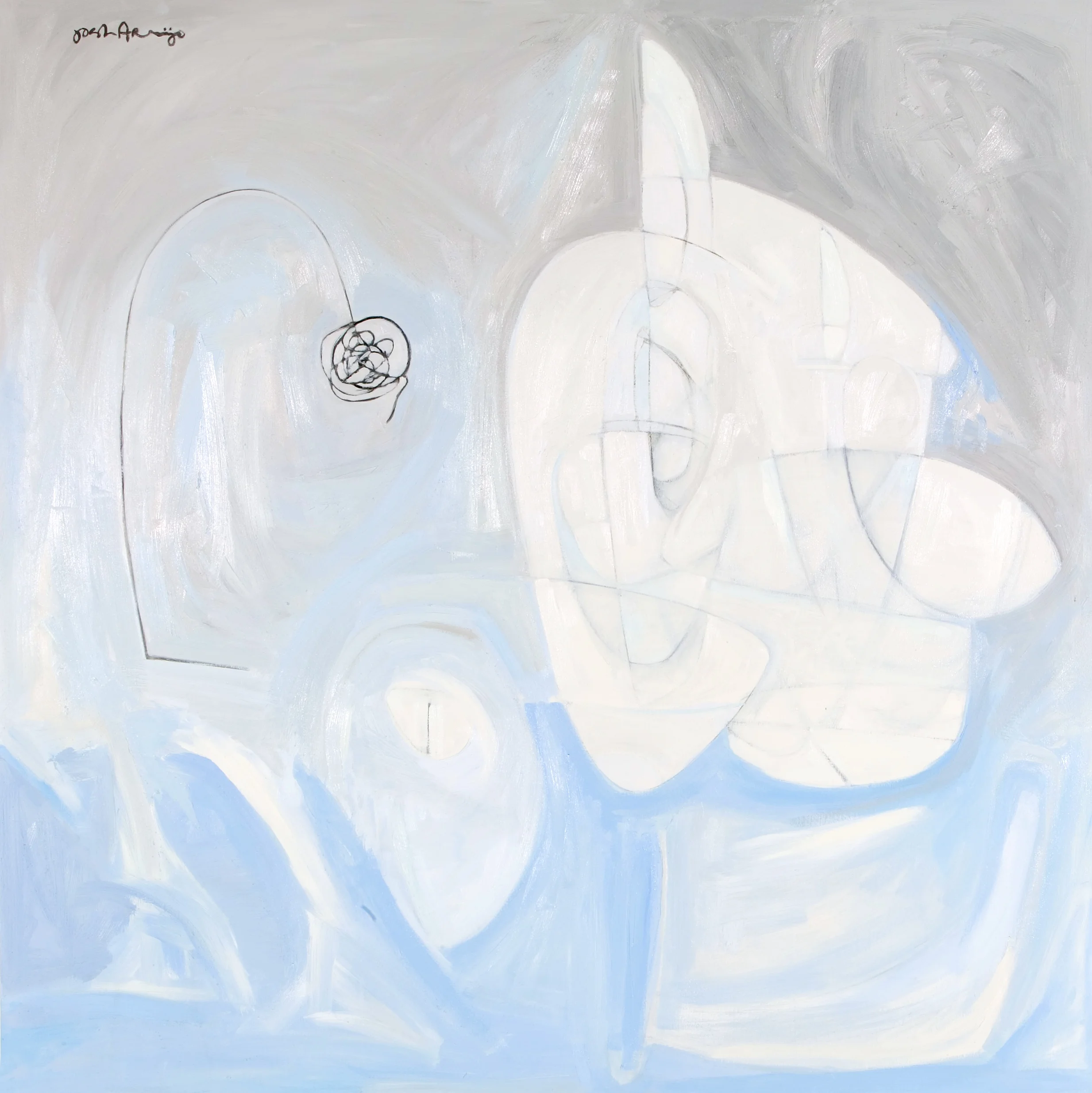 "Temptation" oil on canvas 54x54