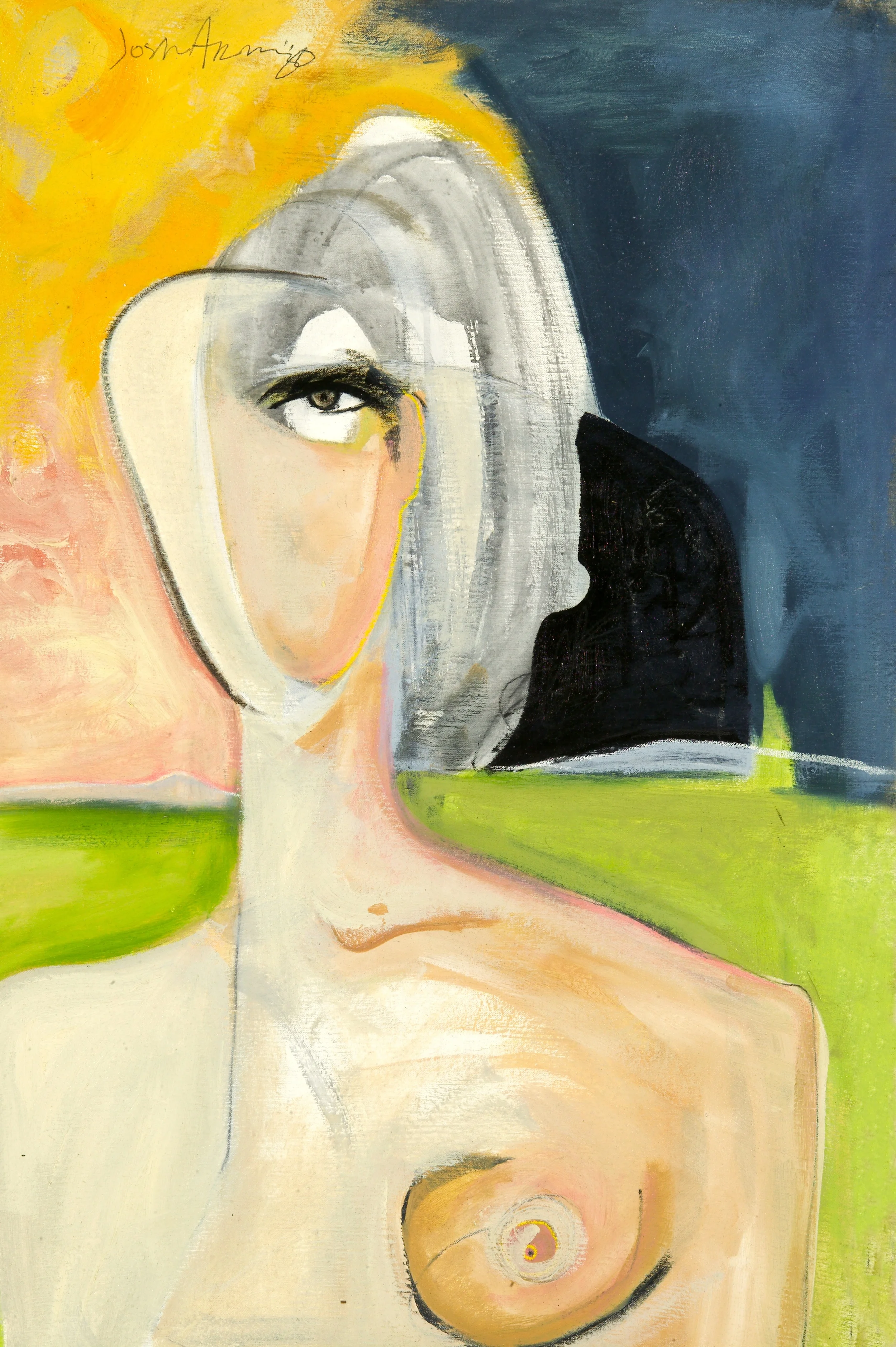 "One Eye" oil on canvas 42x28