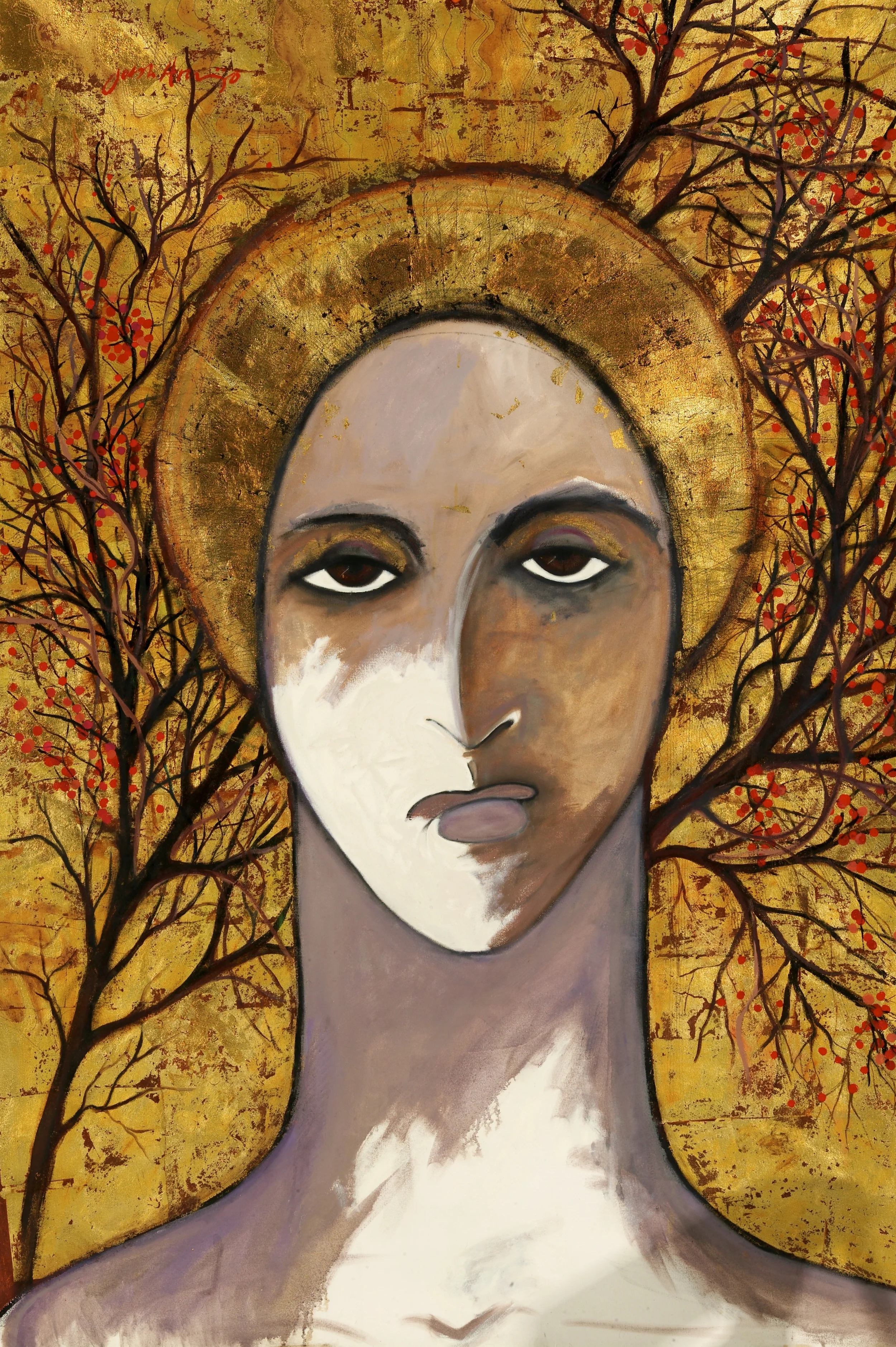 "The Saint" oil on canvas 84x54