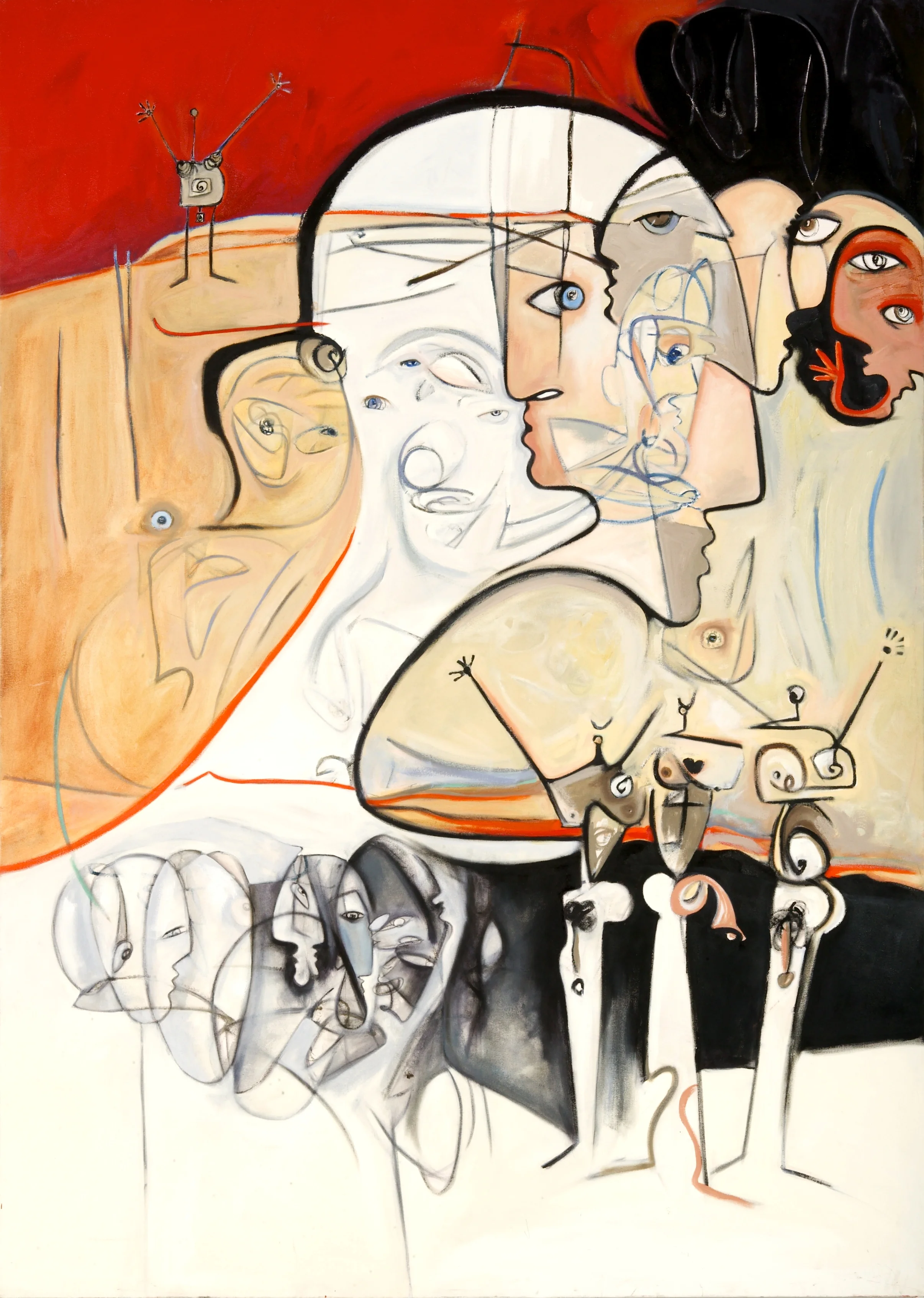 "Social Outcast" oil on canvas 84x60