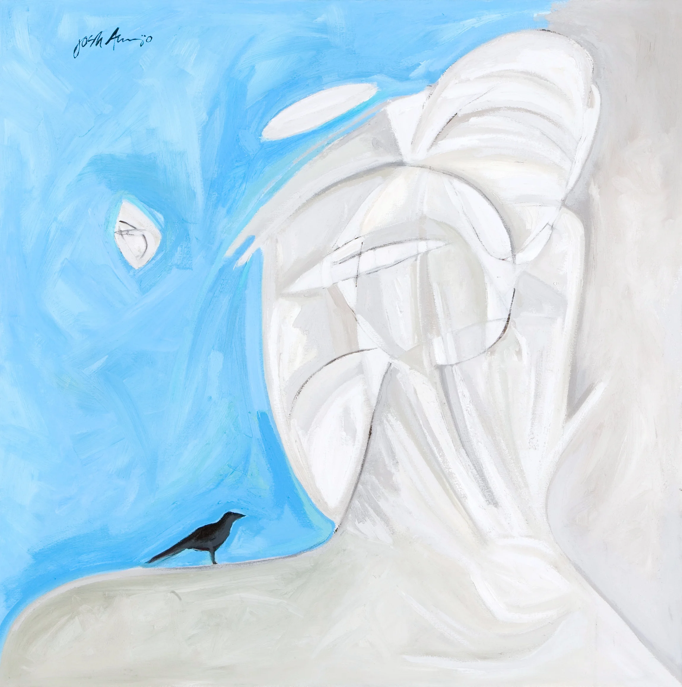 "Samorai" oil on canvas 36x36