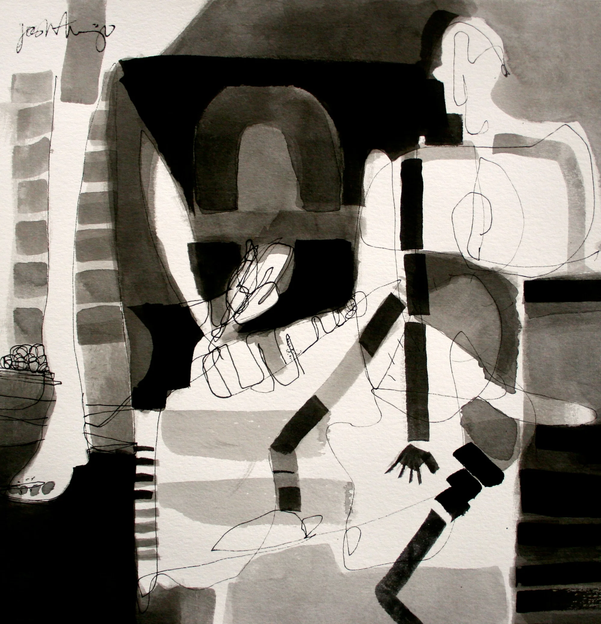  LA / ink on paper 15x15 