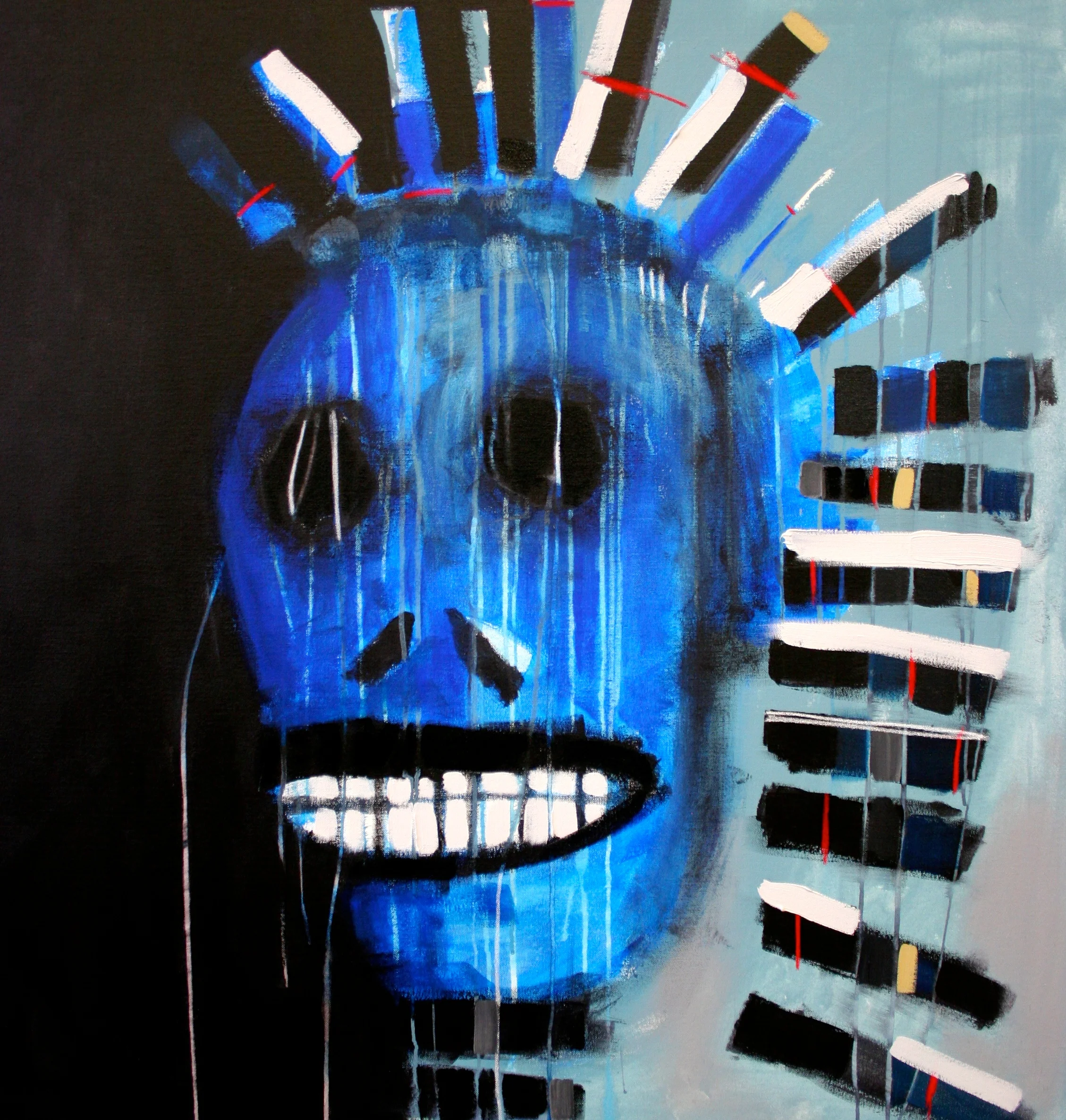  Crazy Horse / oil on canvas 40x40 