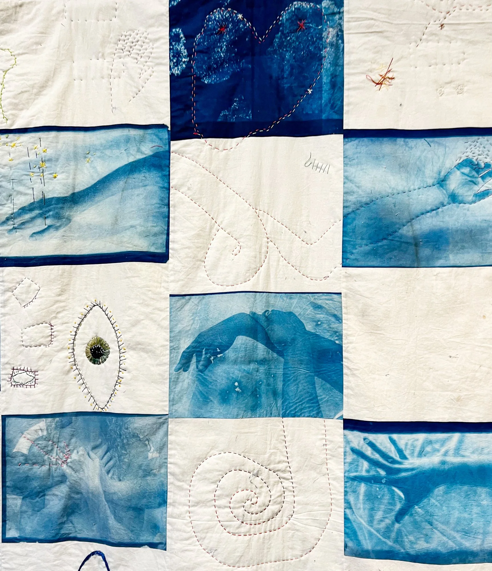 Holobiont Quilt detail 