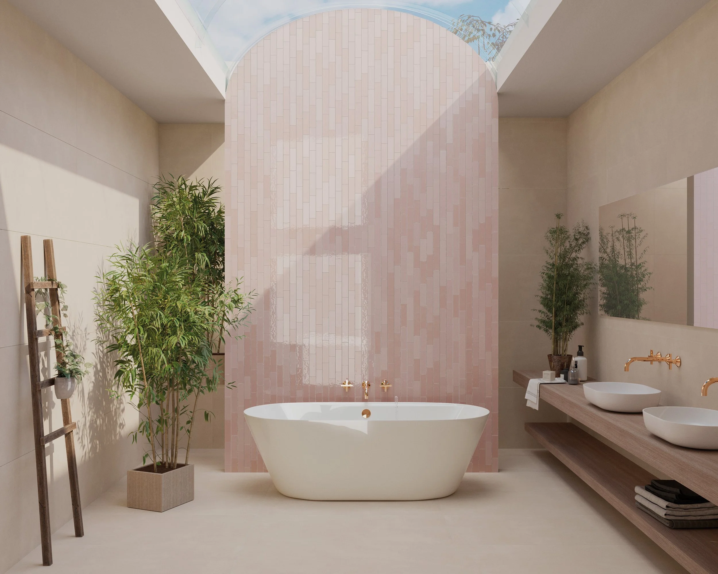 紐約大都會 粉紅色-亮面 5x25 實景(1).jpg