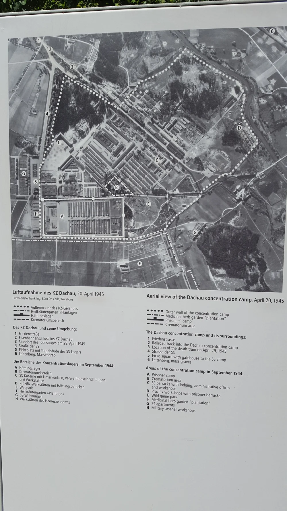 Map of Dachau