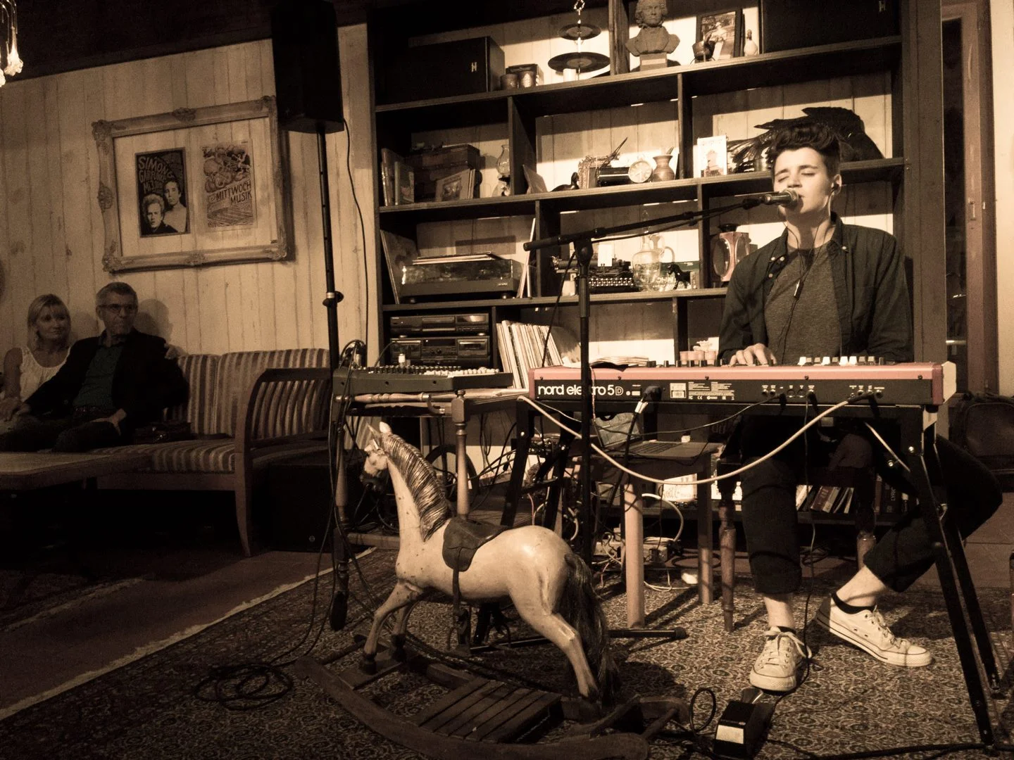 Show at the Chäslager on 9/19. Photo by Shinichi.