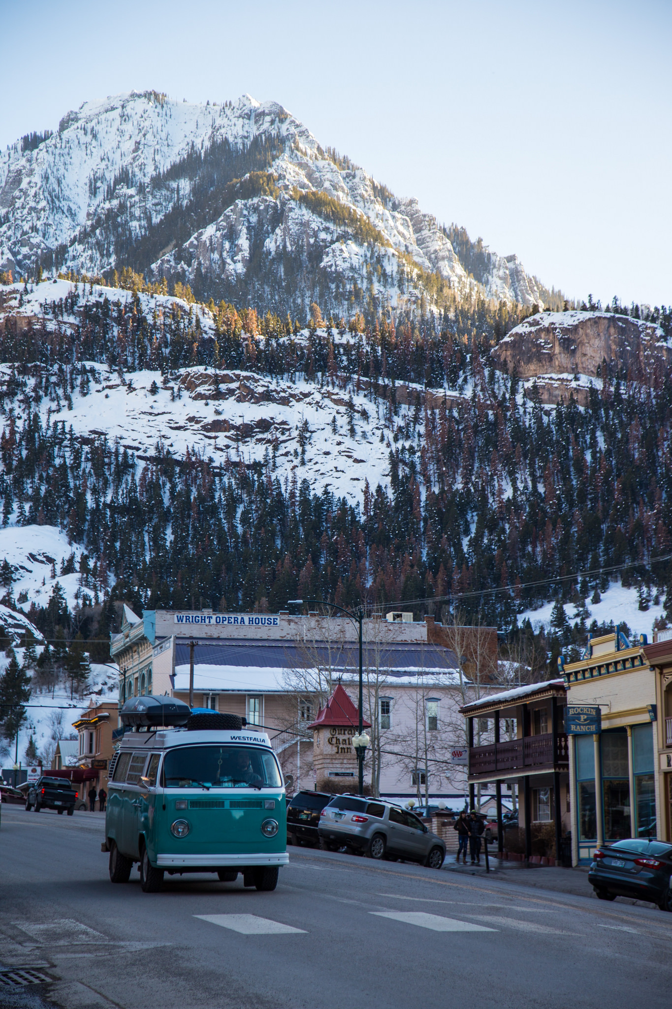 The quaint little mountain town of Ouray, Colorado.