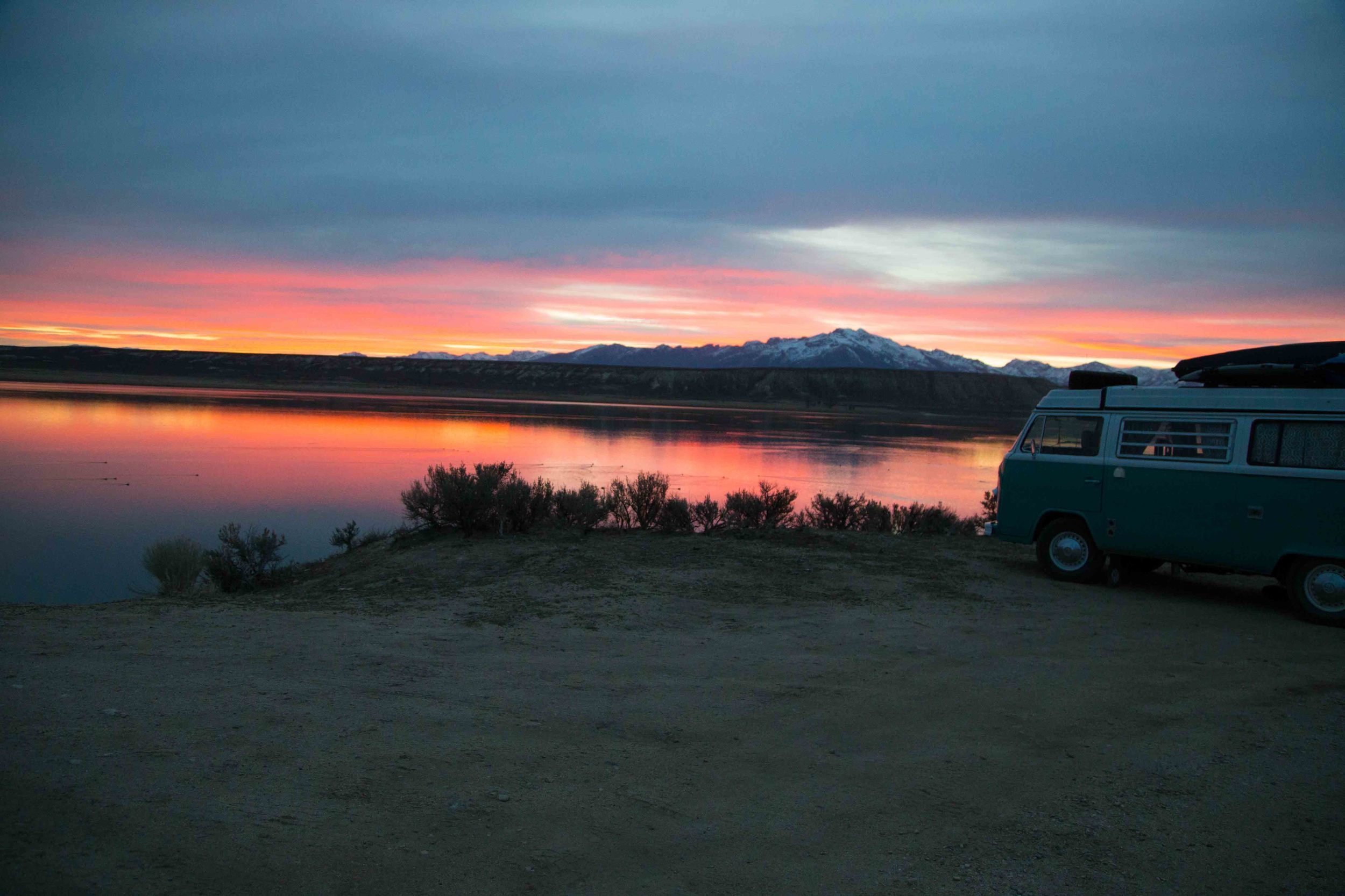 Waking up at sunrise to go fishing did not disapoint!