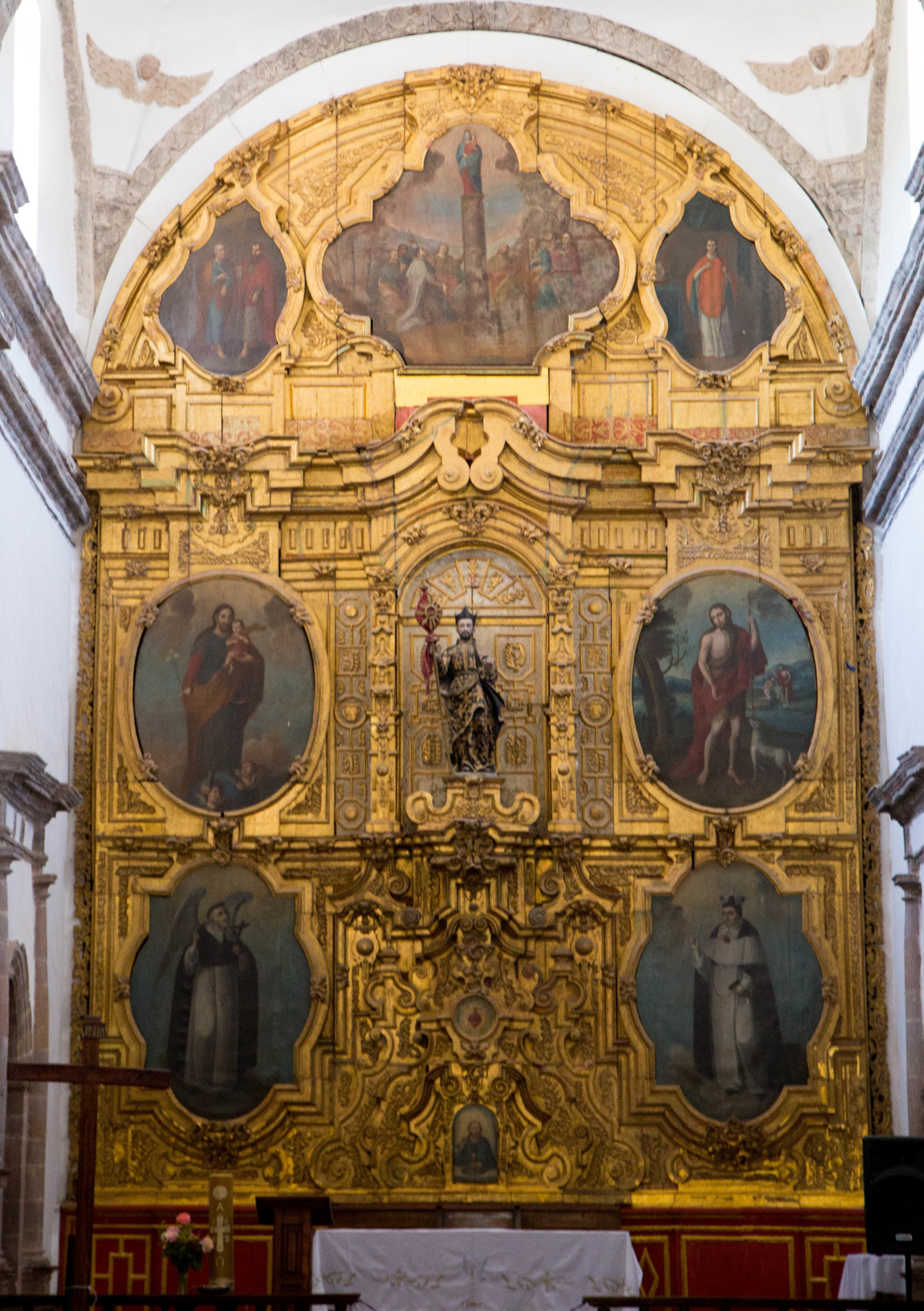 The mission walls