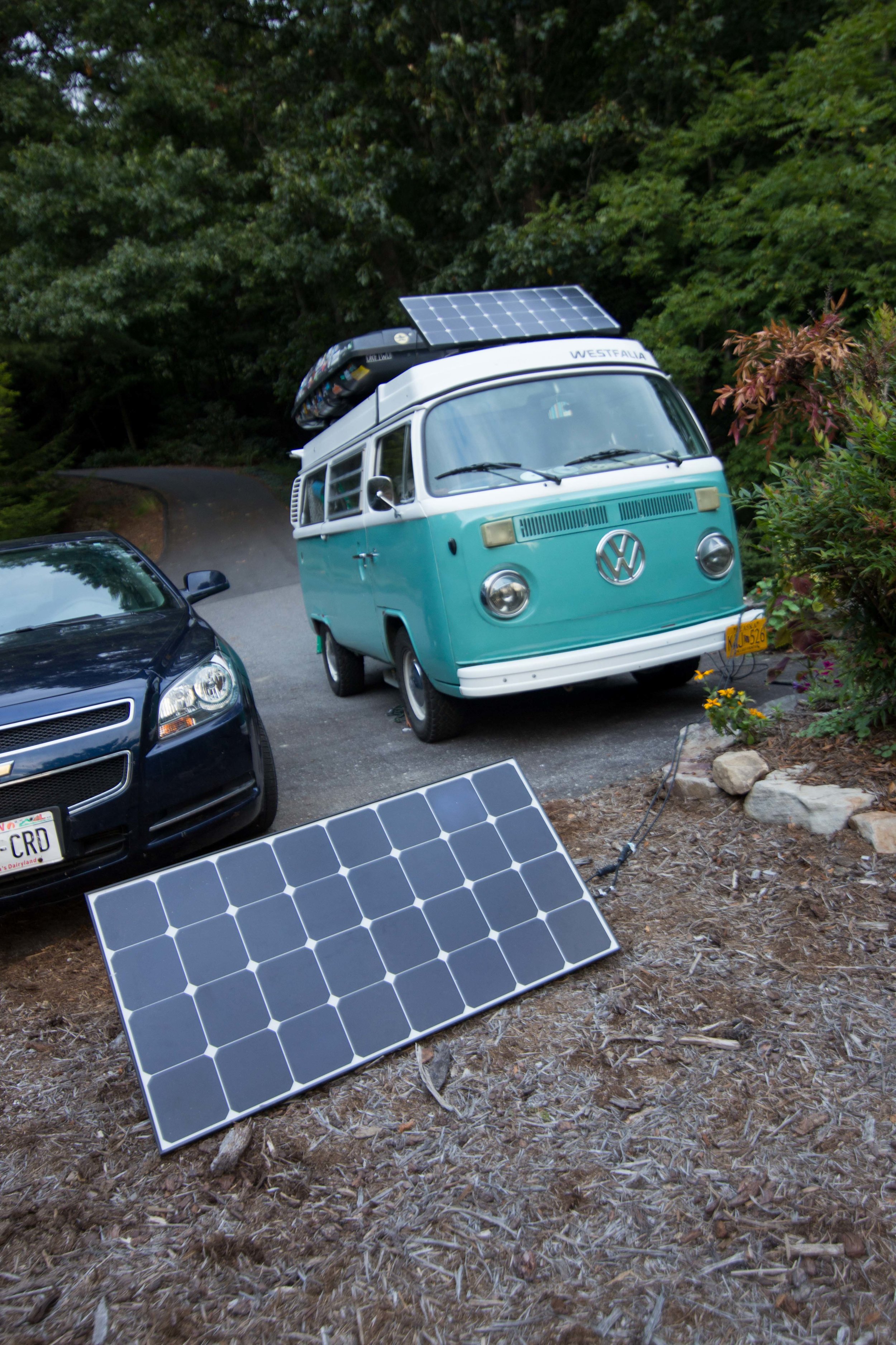 Minivan online solar panel