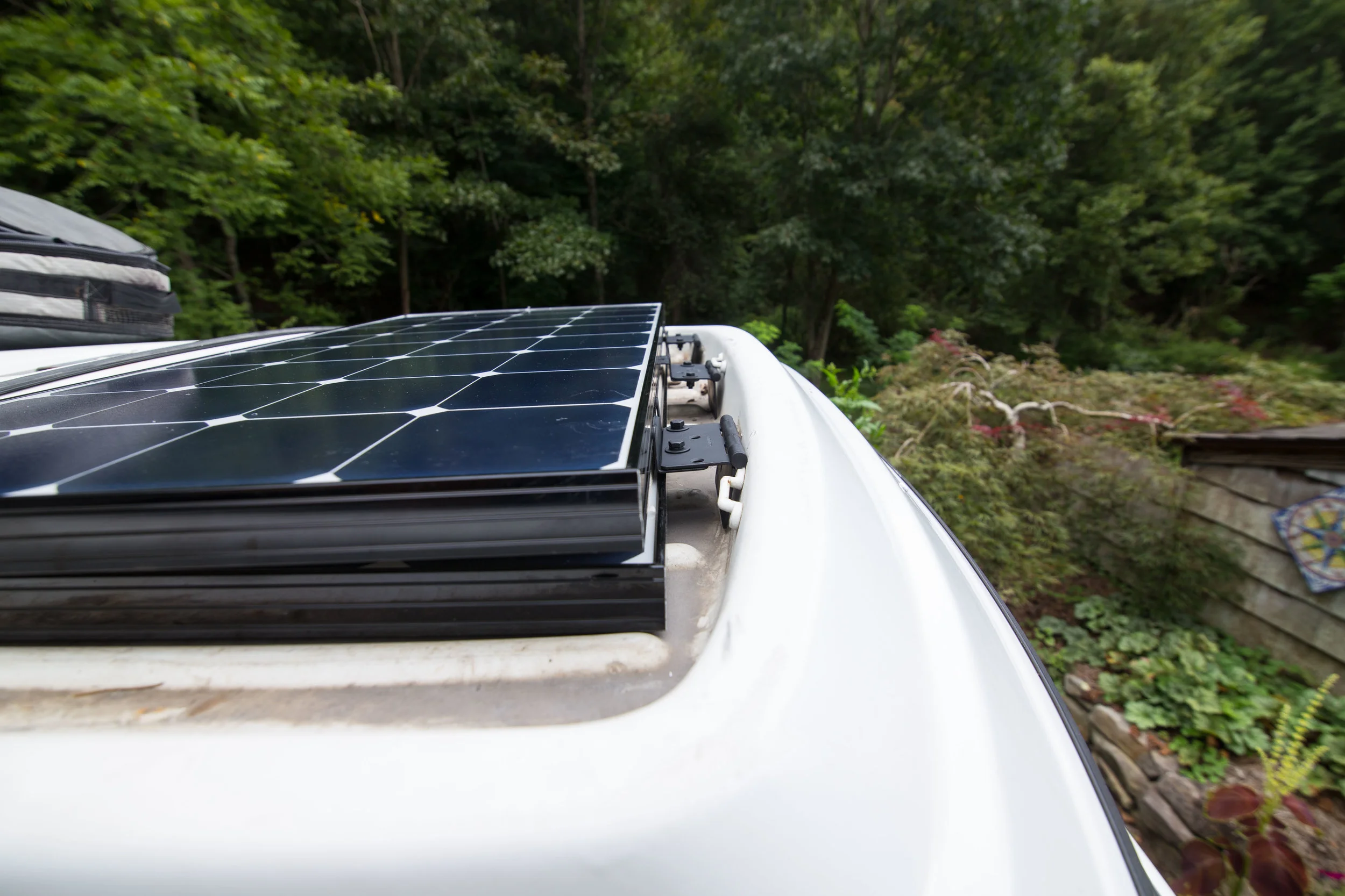 Now, you want to mount the second panel. Use the included hardware to mount the mounting brackets to the panel. I kept the mounts a little loose as the brackets will have to sit at different lengths from the panel because of the curvature of the lug…