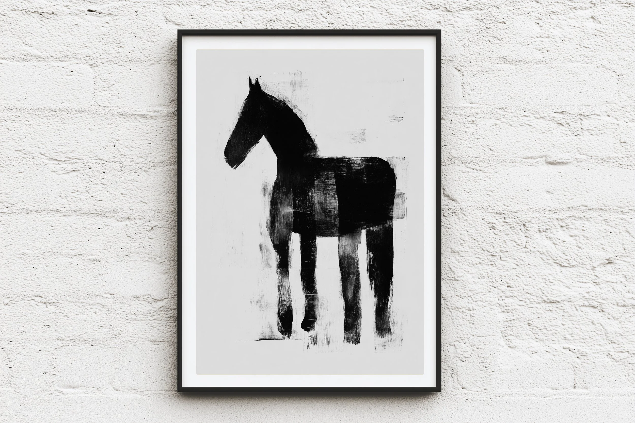 bold horse 2 framed.jpg