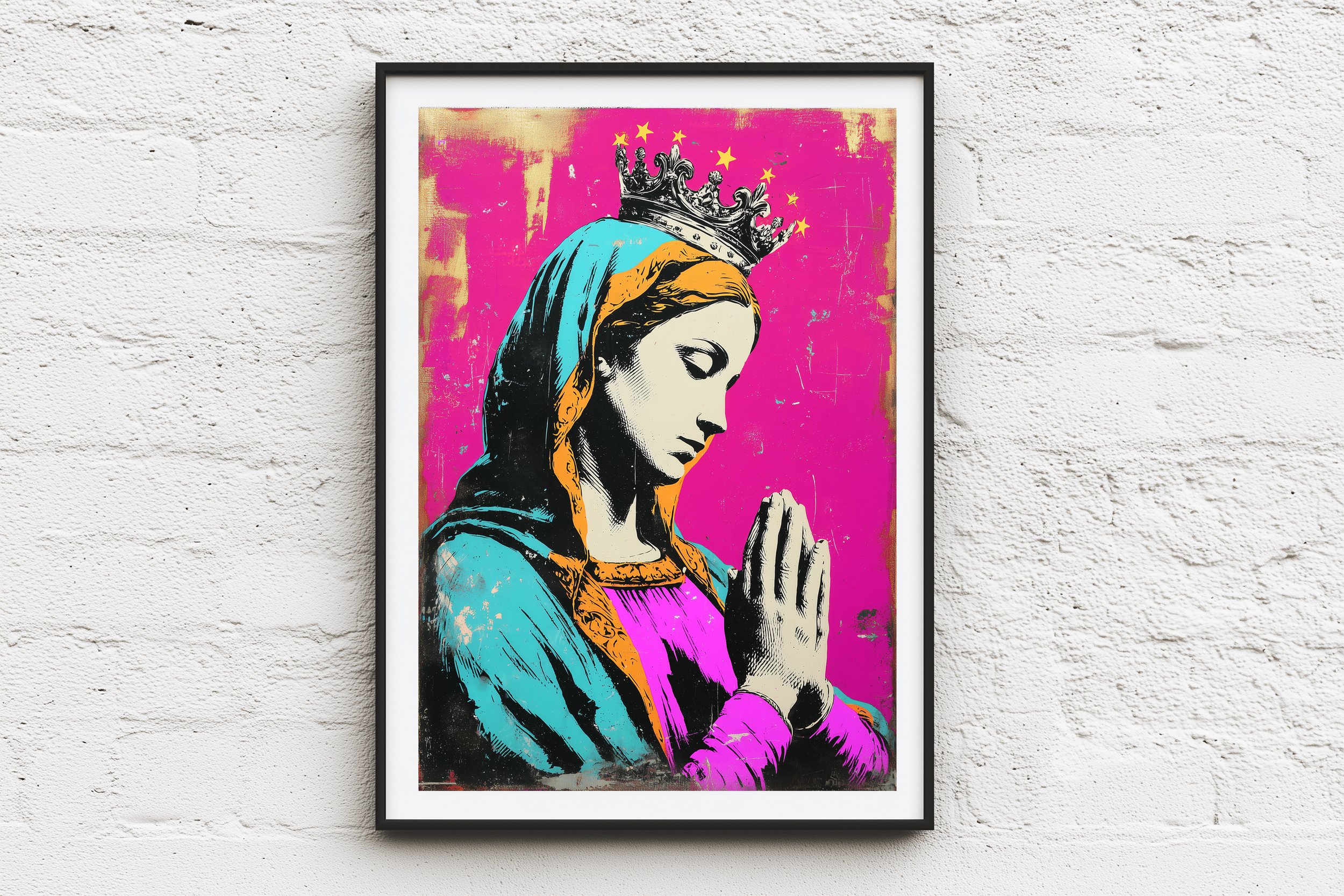 pink mary 2 framed.jpg