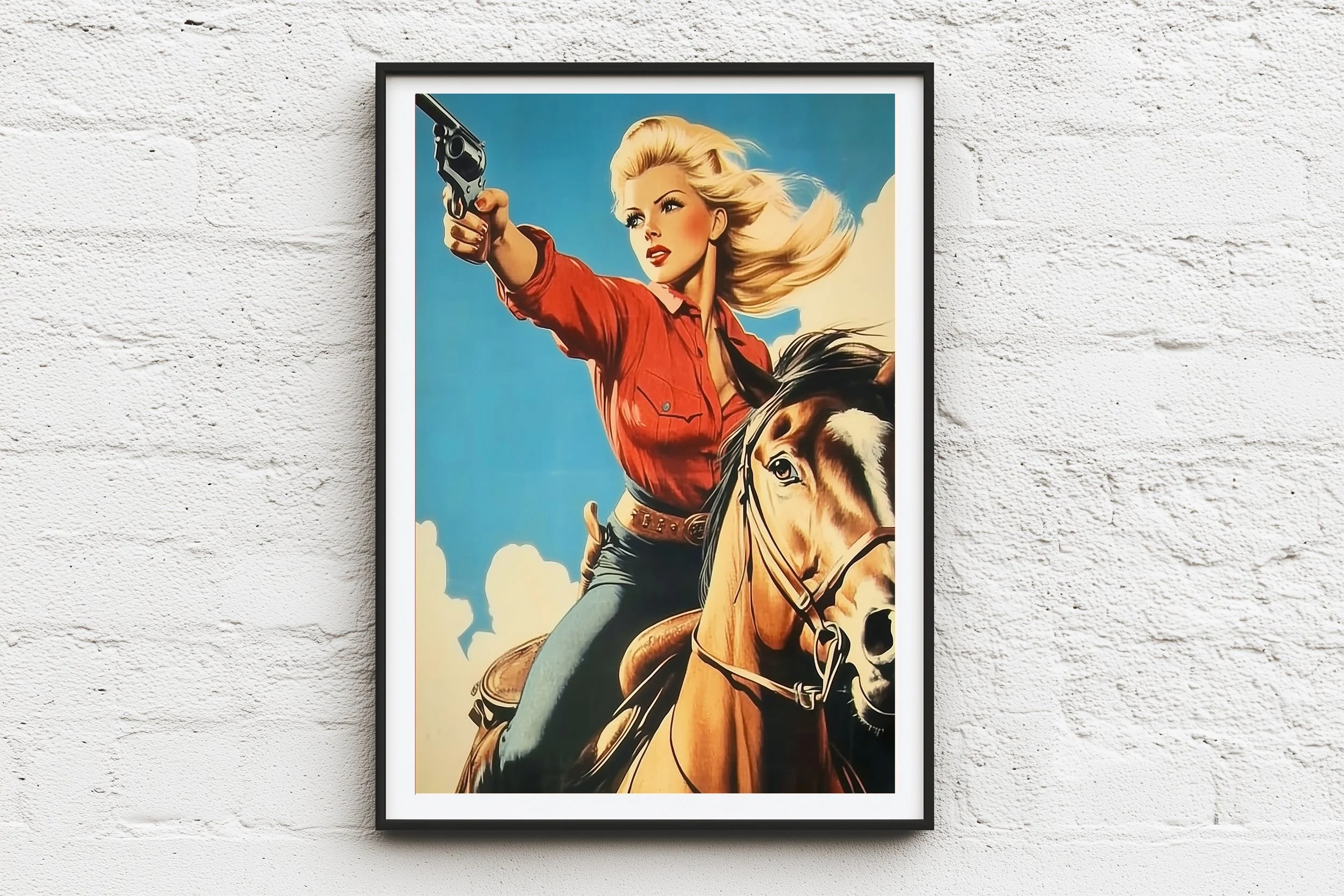 Cowgirl 3 framed.jpg