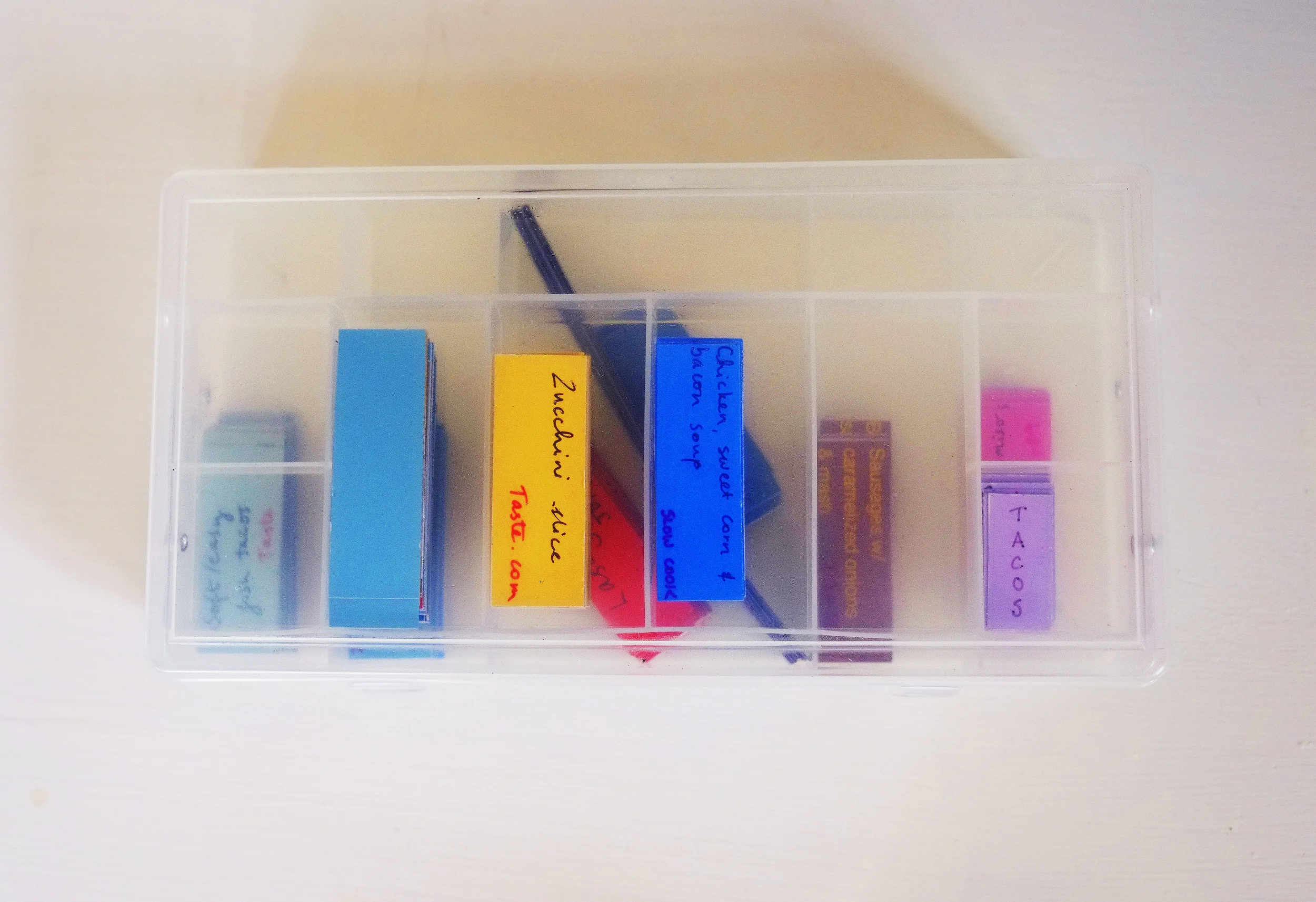 recipe box
