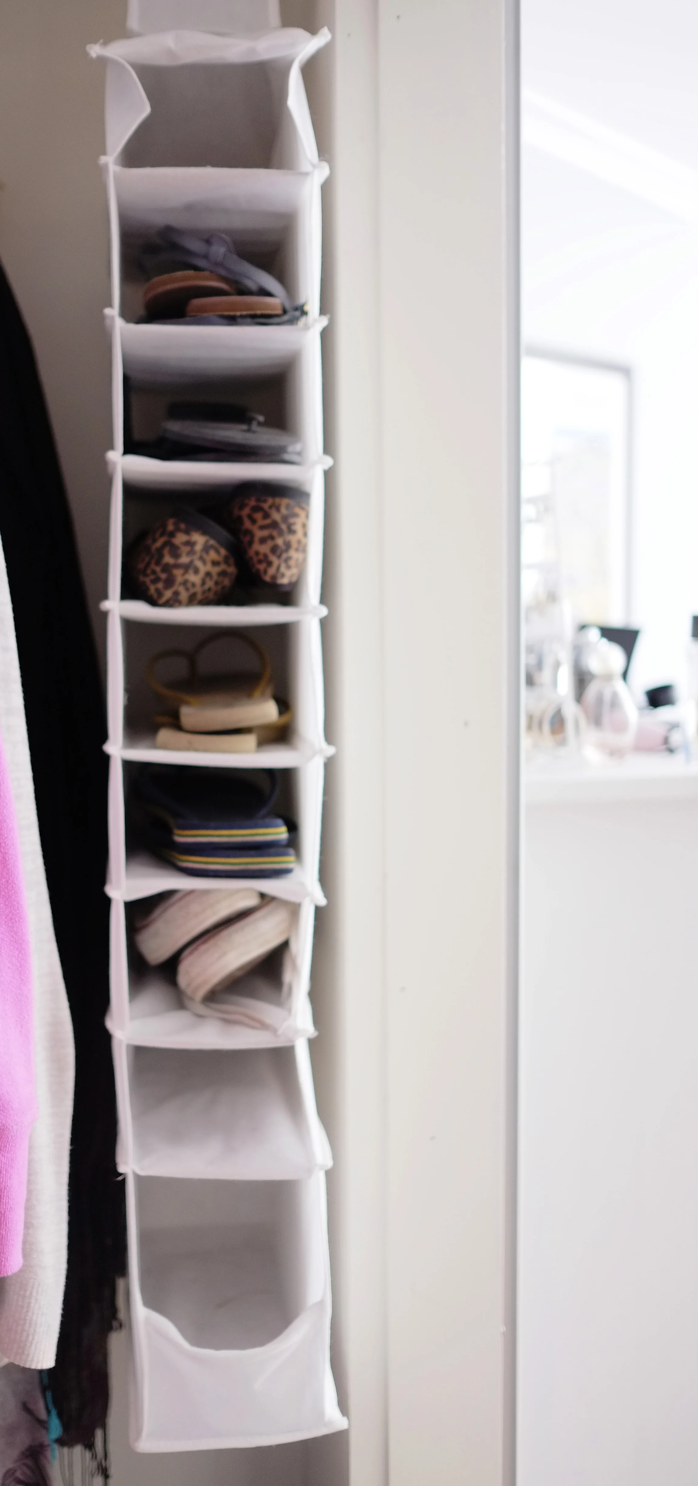 hanging shoe organiser