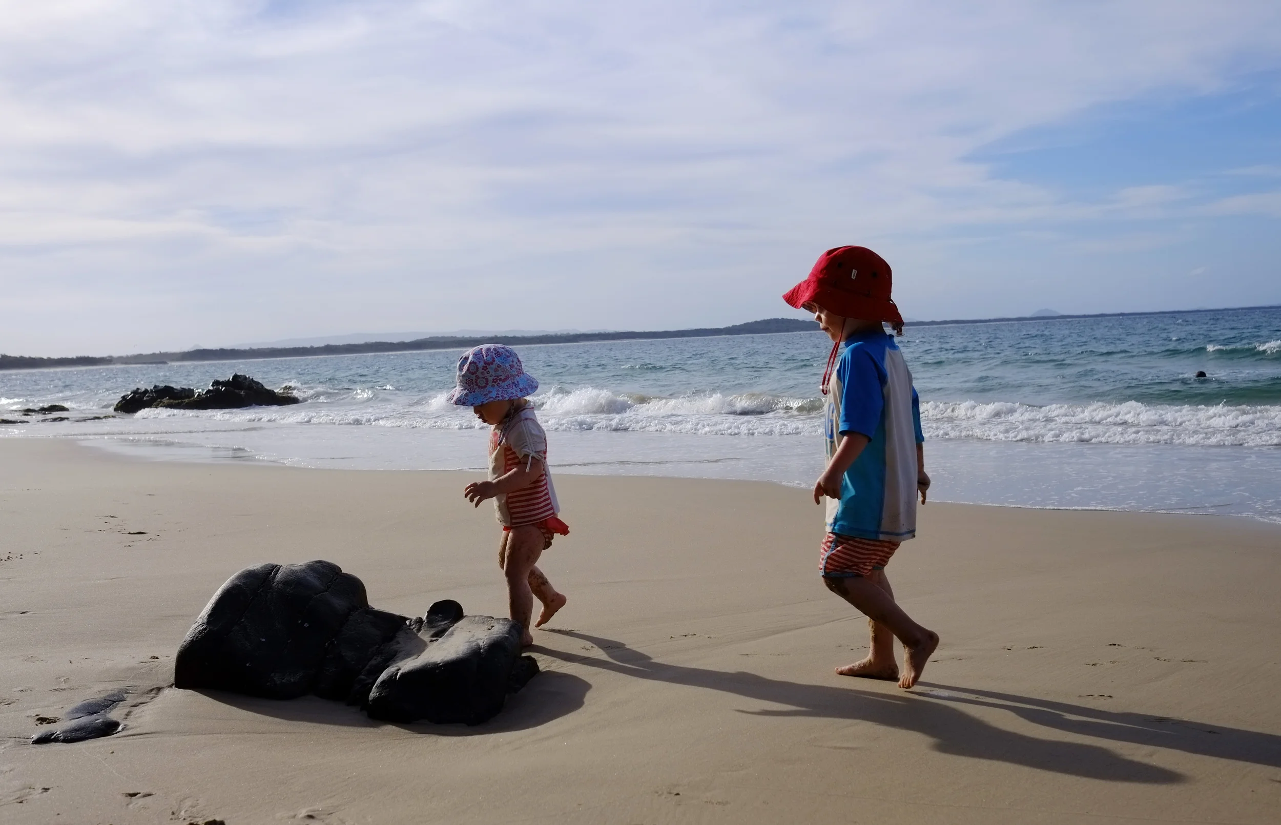 kids walking