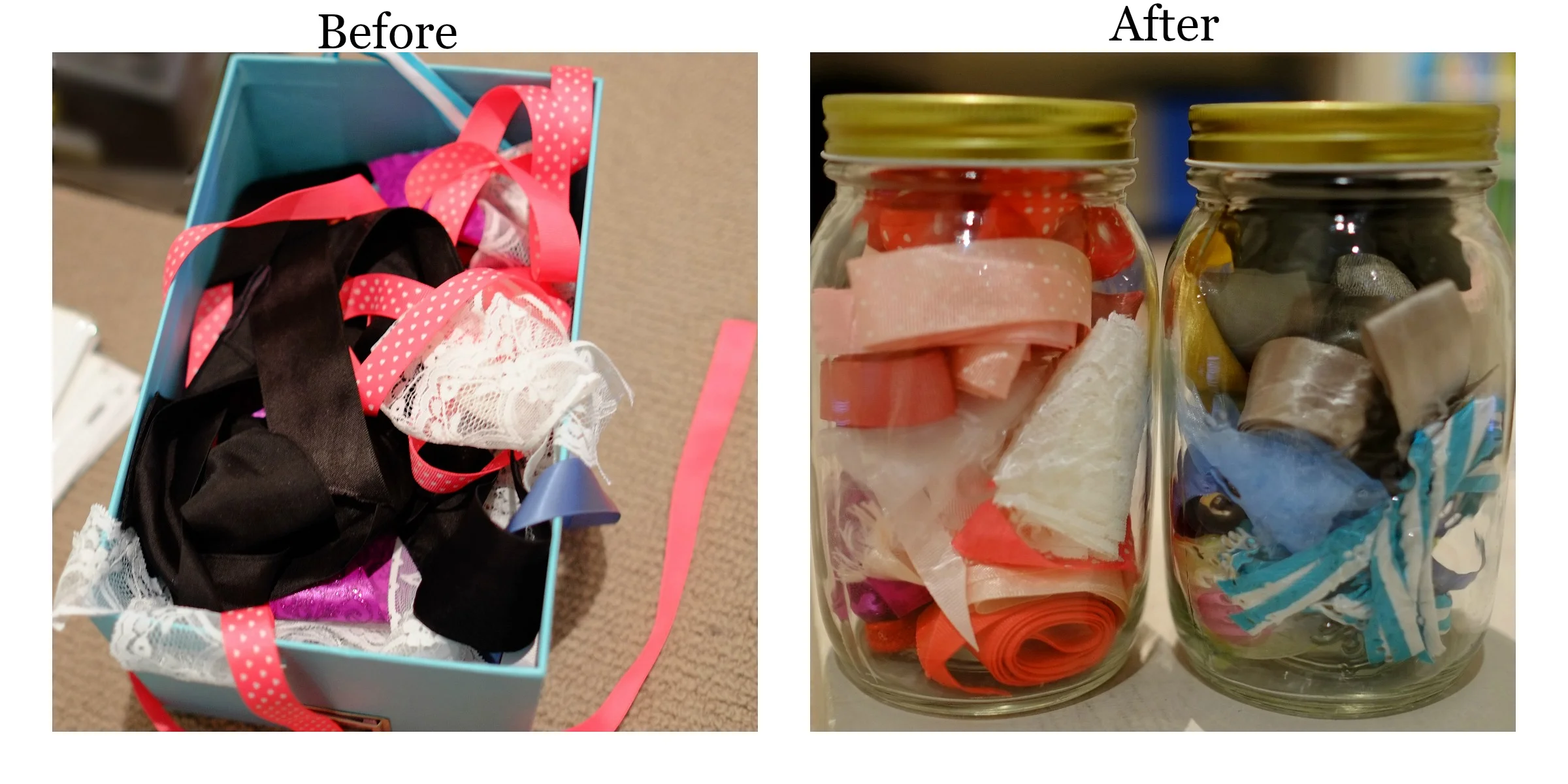 ribbon storage