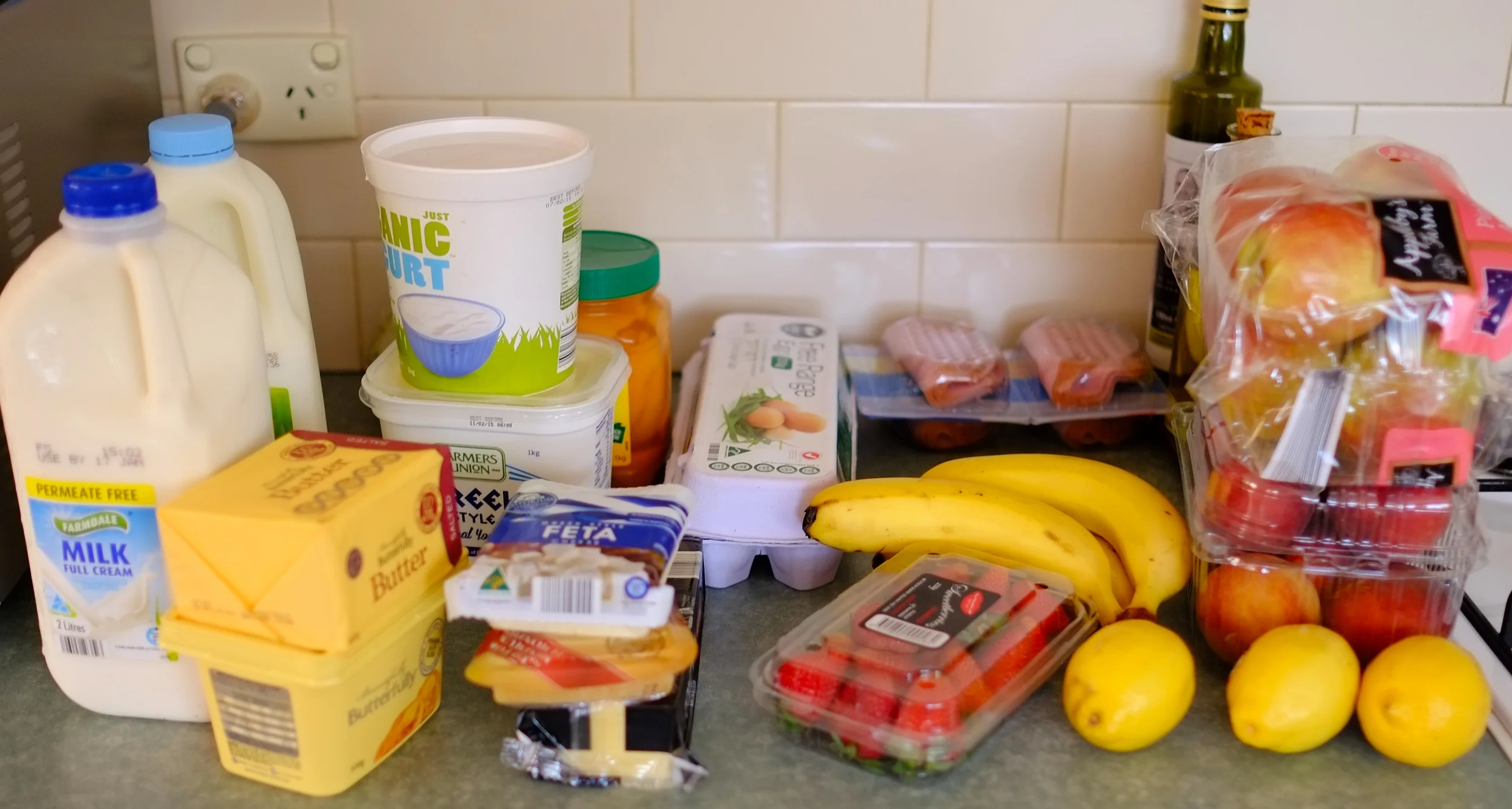 produce for the fridge
