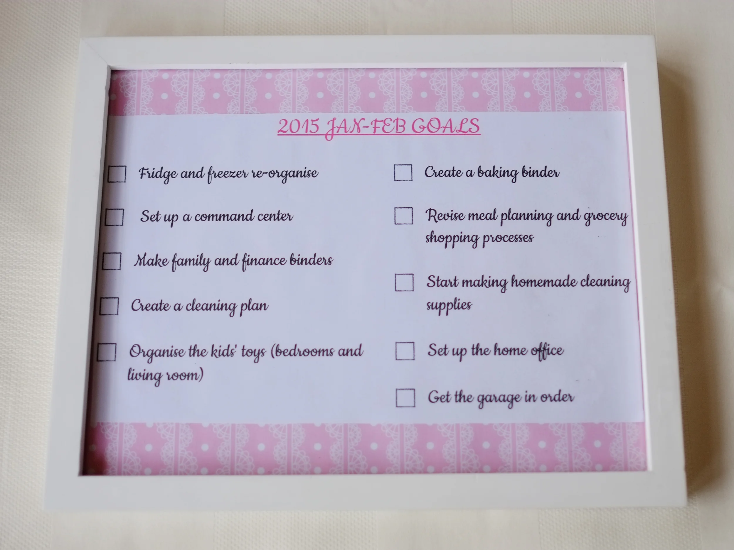 setting goals
