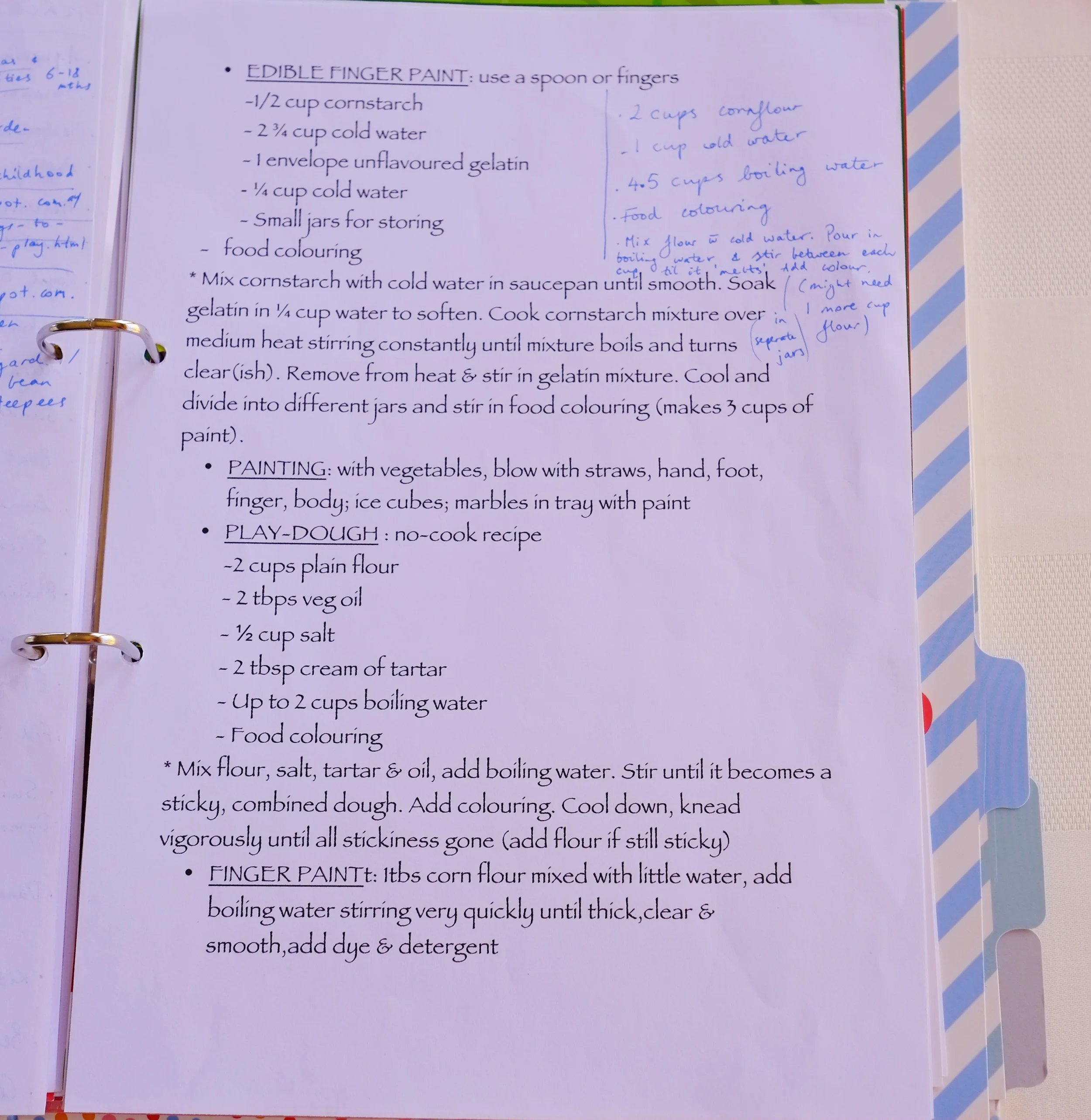 homemade paint recipe