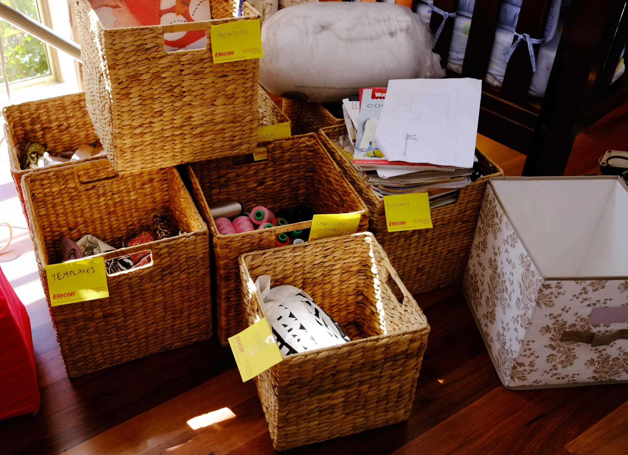 sorting baskets