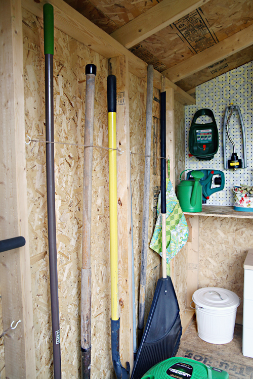 Garden Shed Organisation Ideas Blog, How To Hang Garden Tools In A Shed