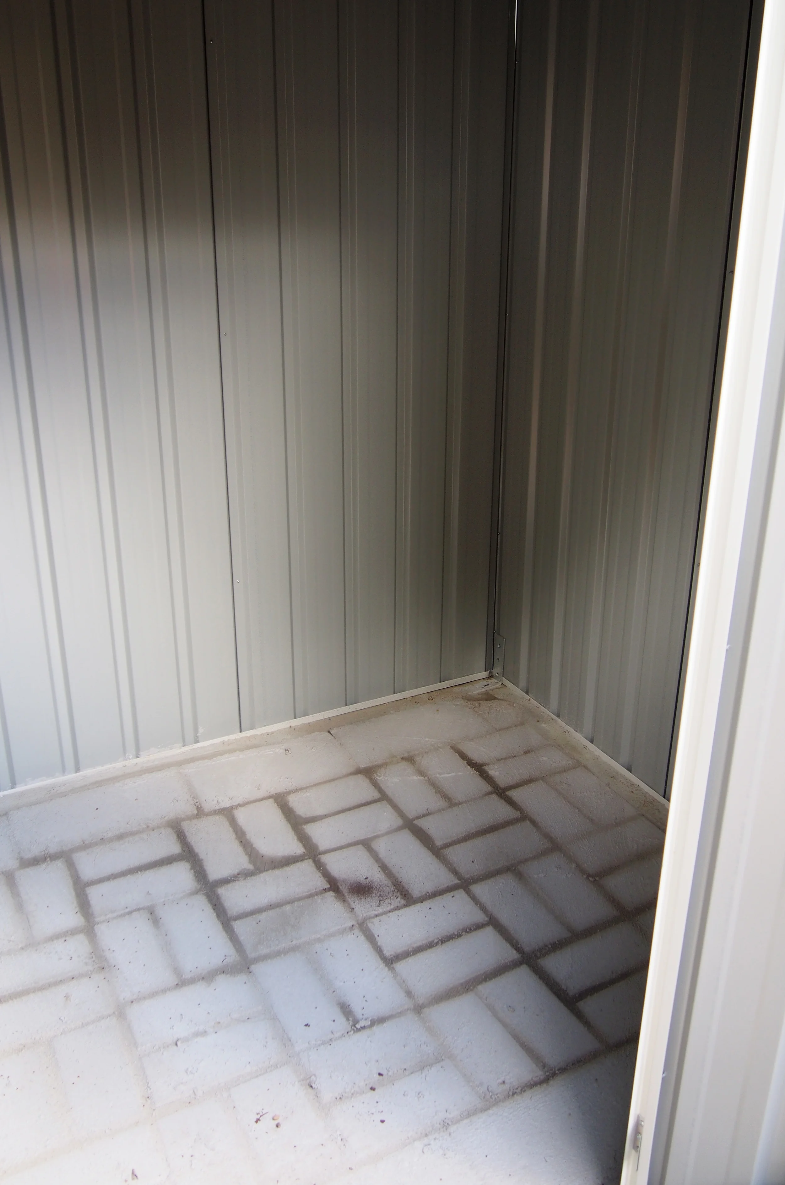 shed floor after