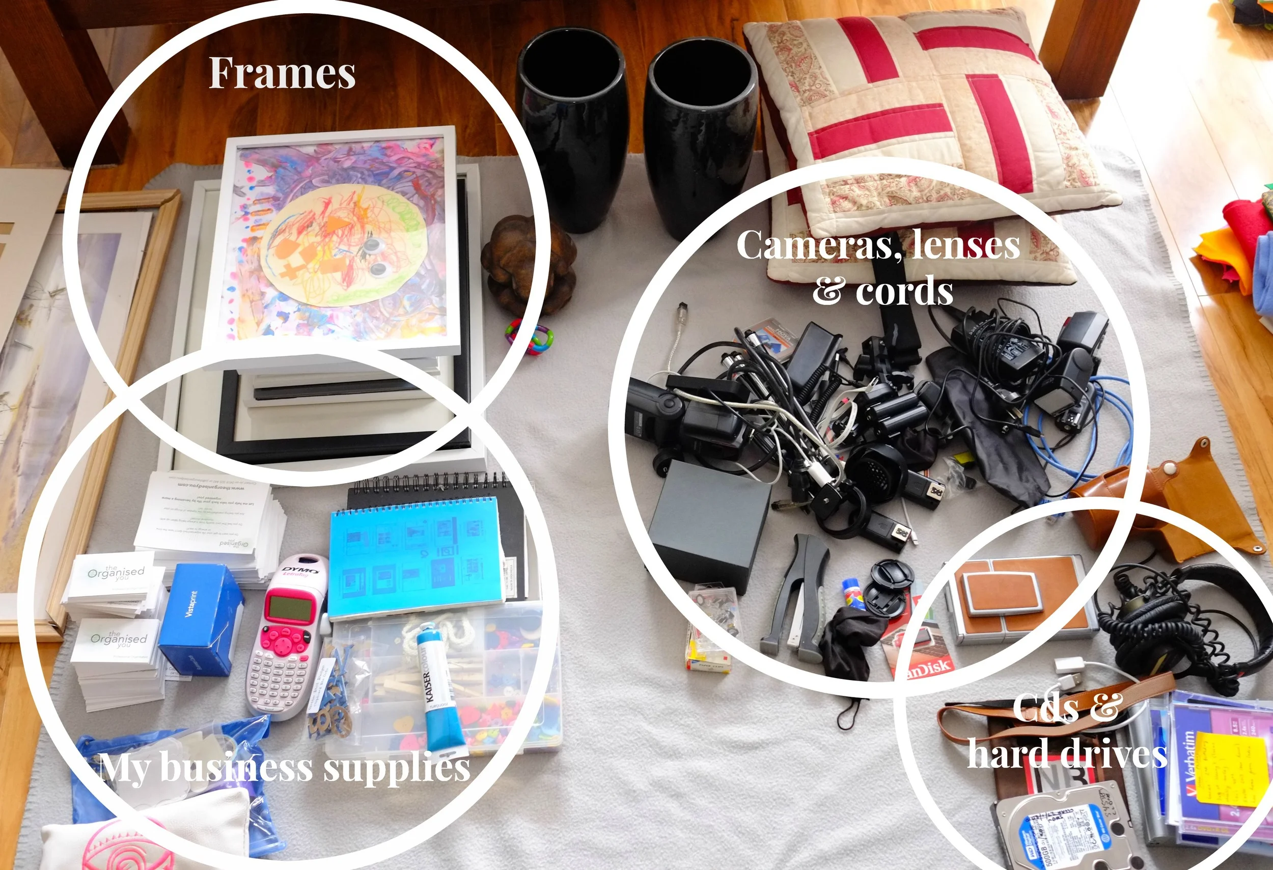 home office supplies in categories