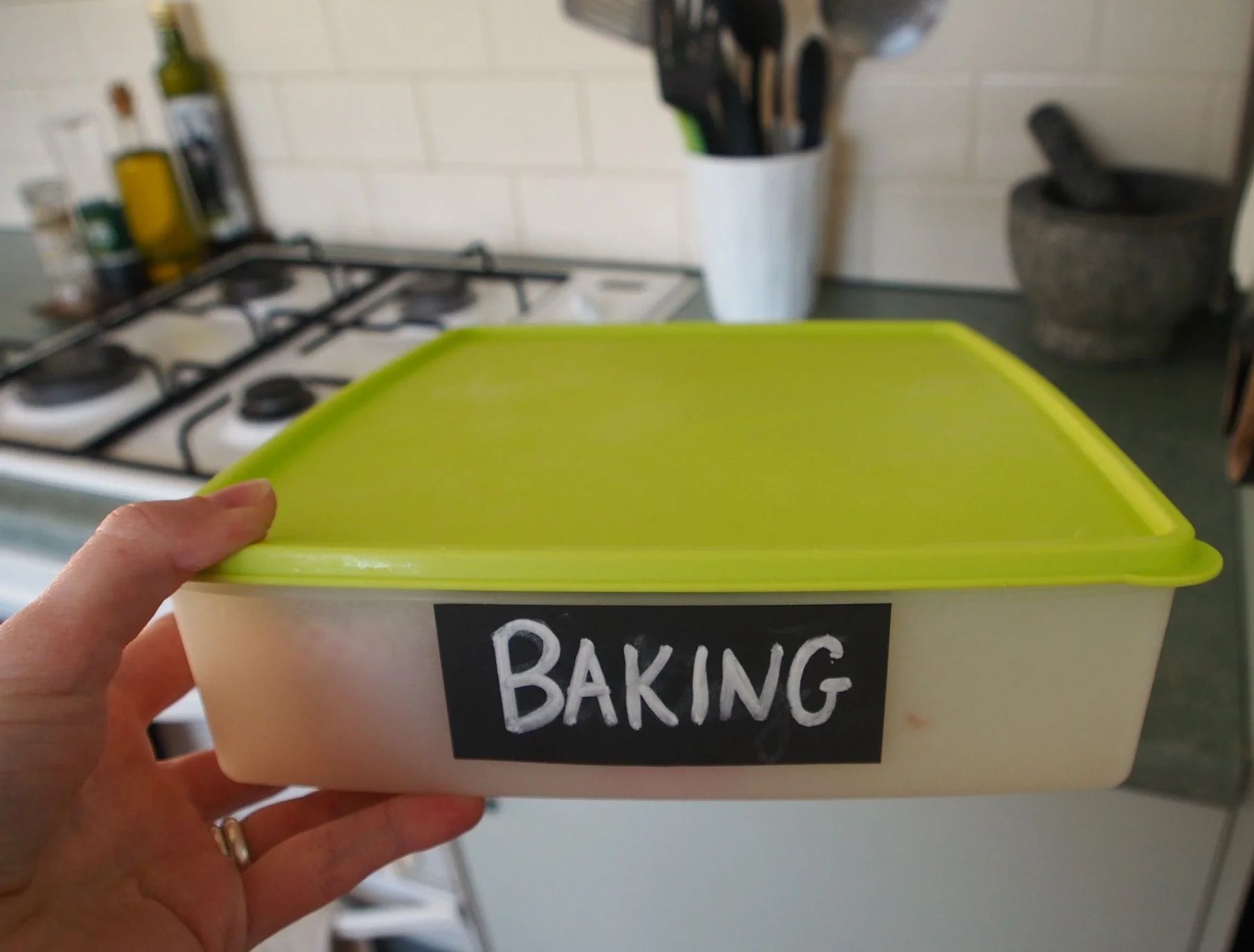 storage for baked goods in freezer