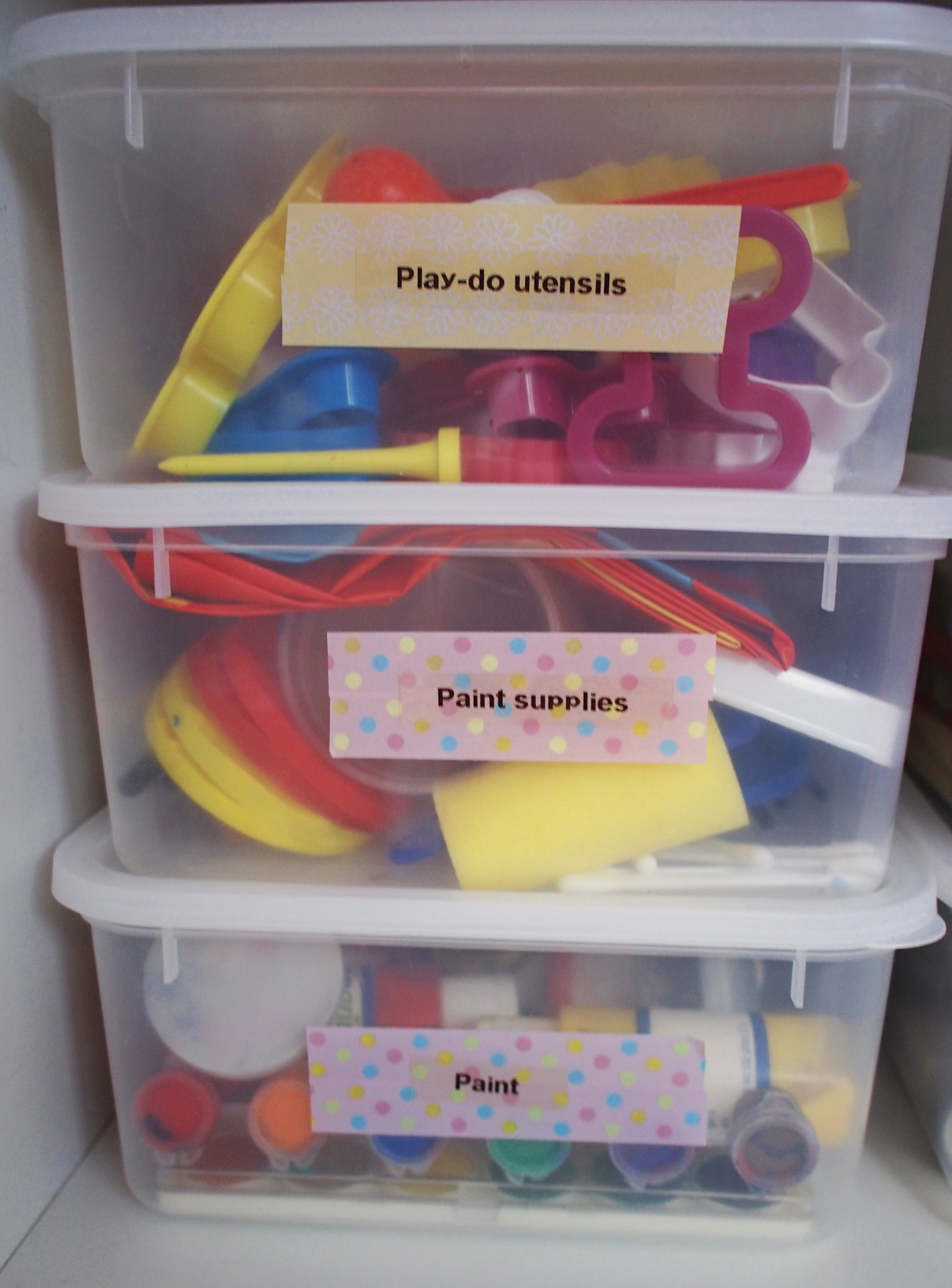 kids craft organiser