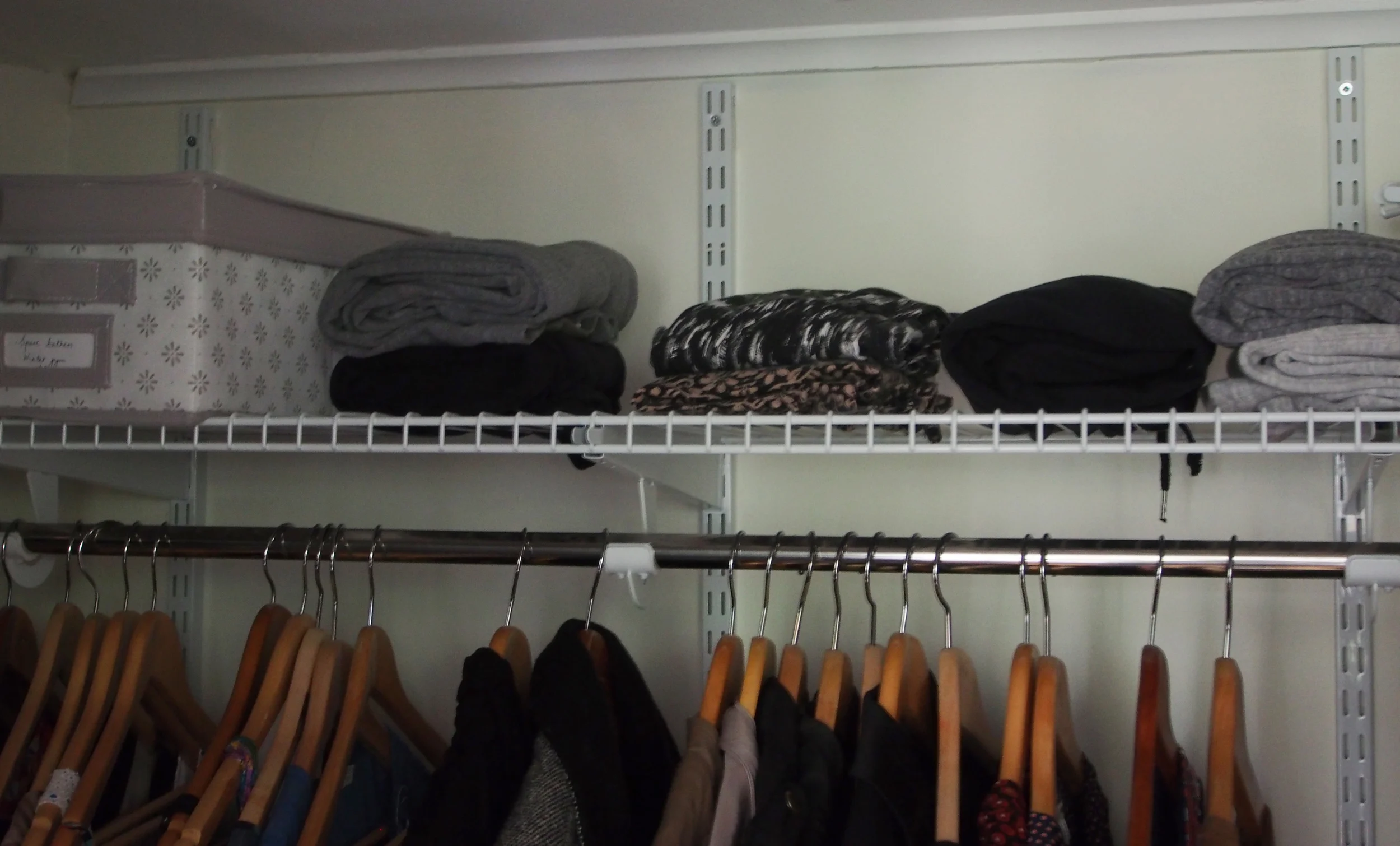 shelving system for the wardrobe