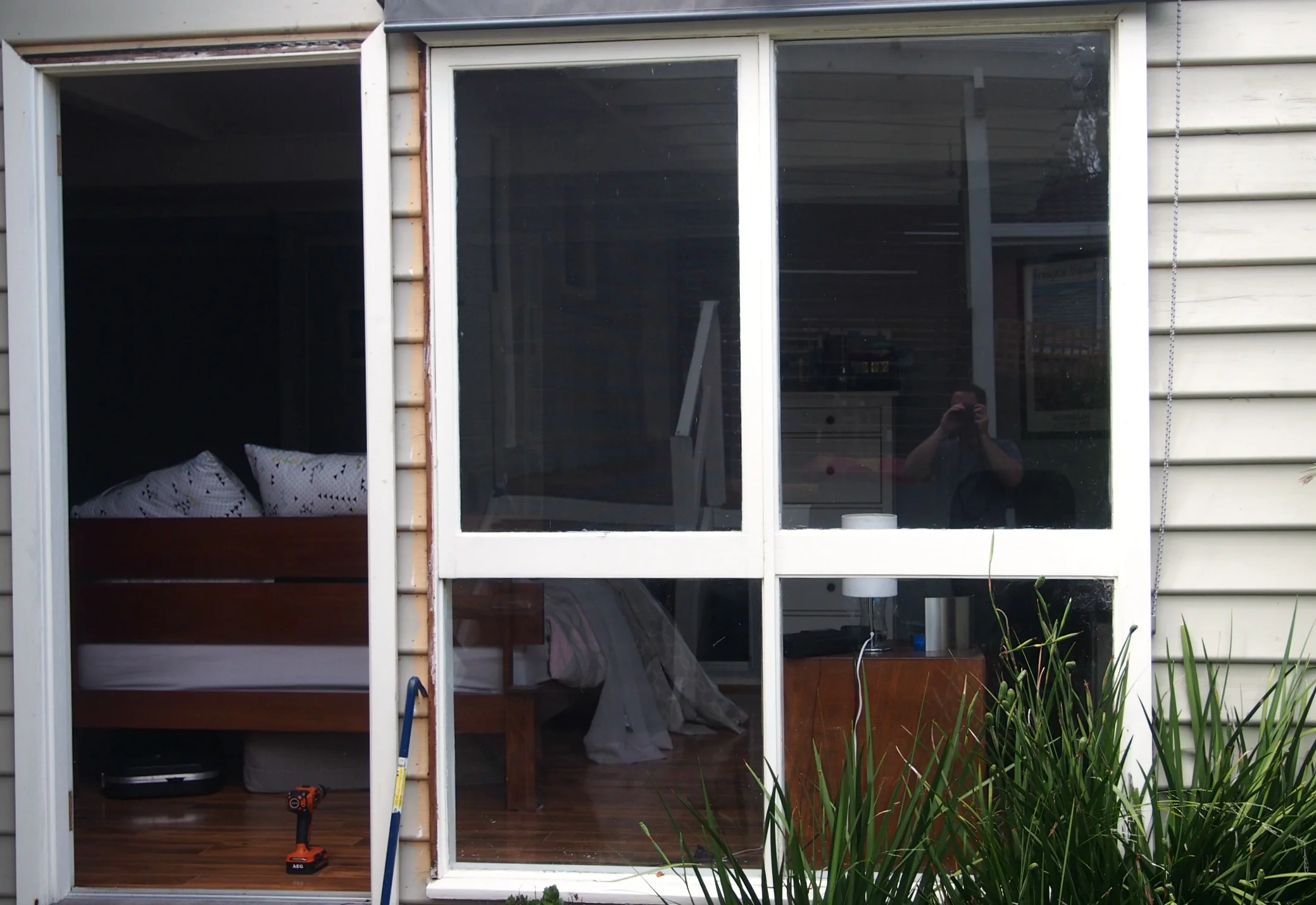 removing a door to increase storage